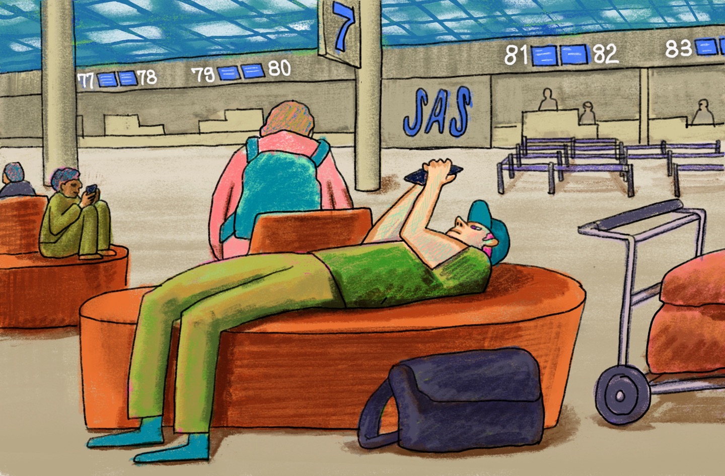 Waiting for next departure  ©2023.