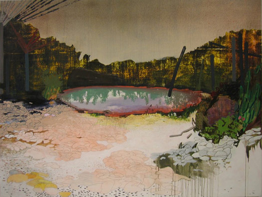 Acid Mine Drainage, Acrylic and Oil on canvas, 2006