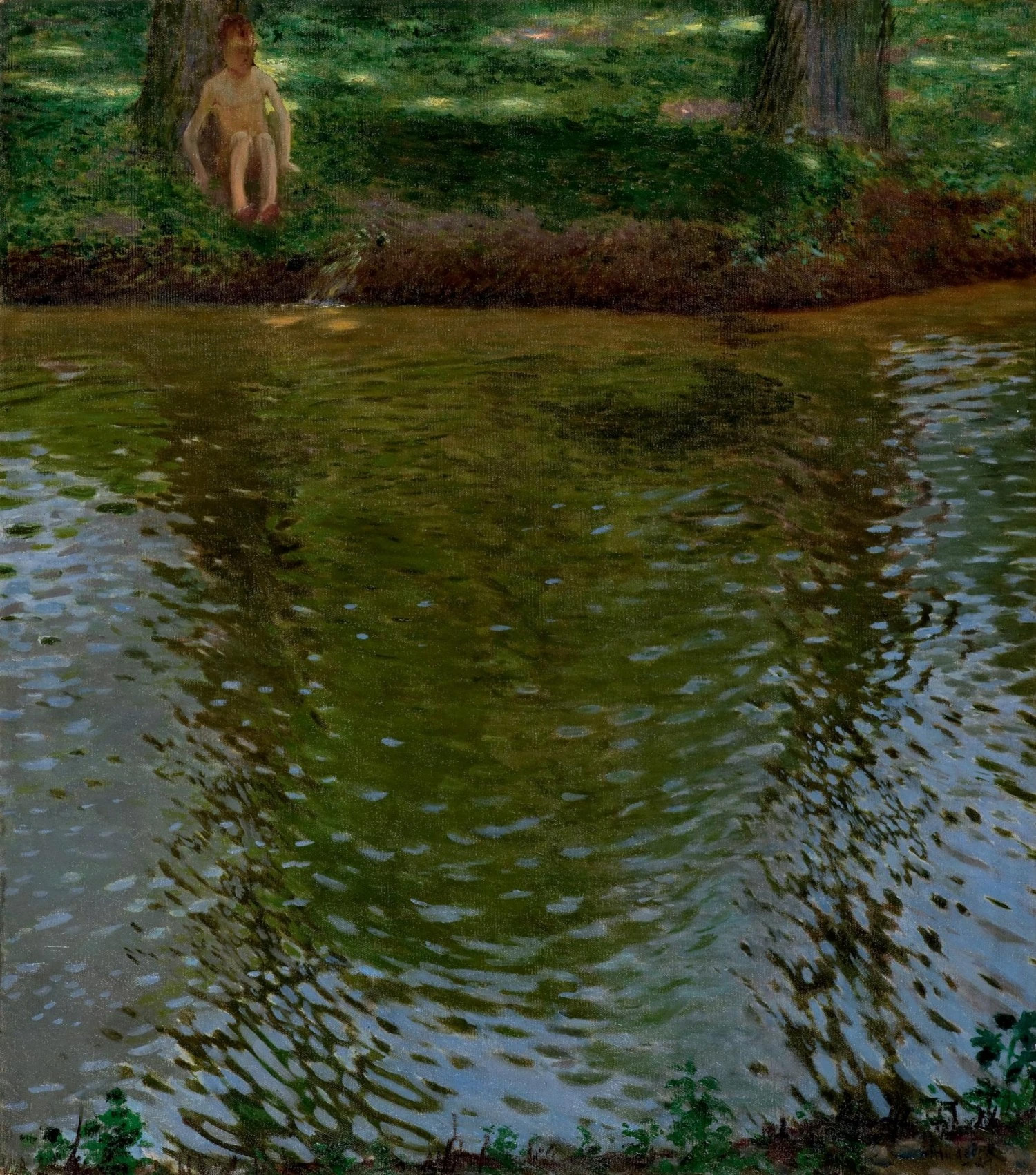 Antonín Hudeček, V parném létě, 1898-1900, olej na plátně, Foto: Artplus