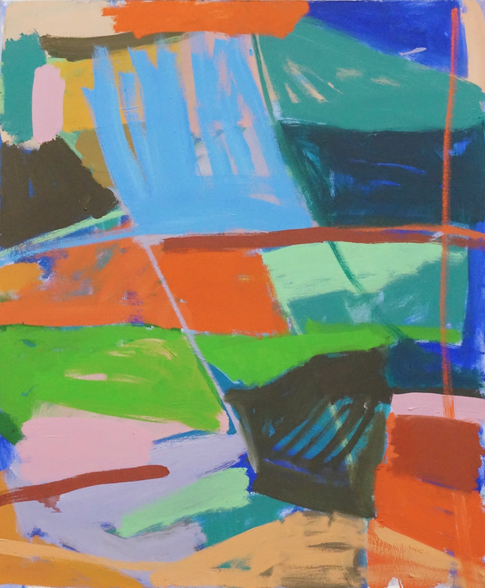  Bluebird afternoon  oil on canvas. 36 x 30in. 2024