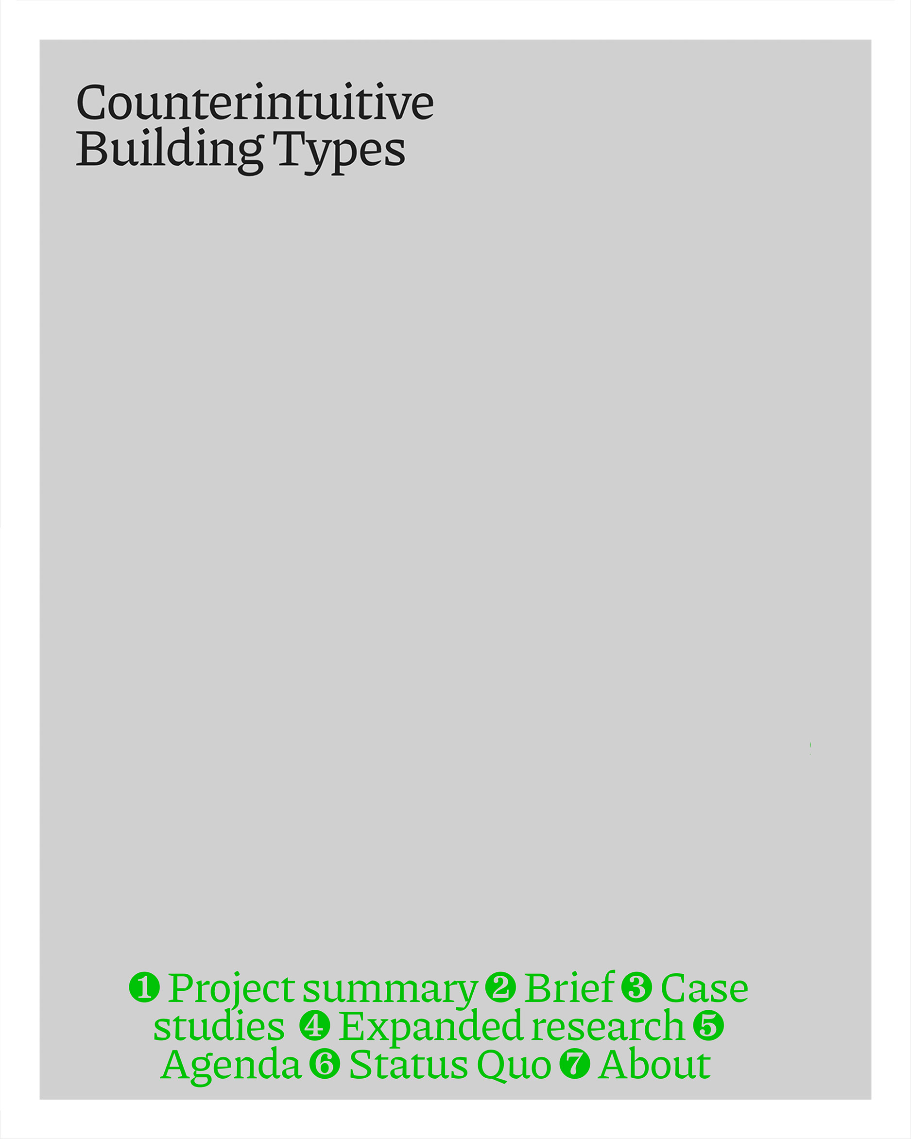 homepage concept