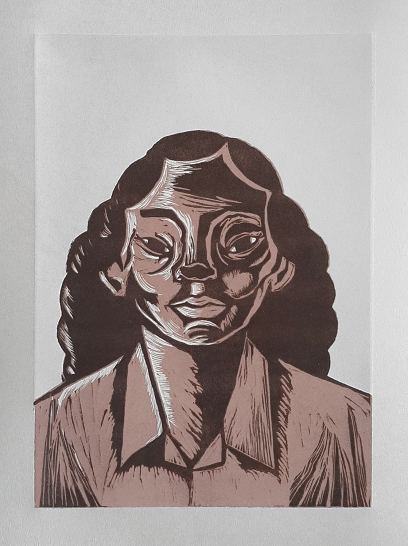 Xiloretrato II | 30x40cm | 2021 | Xilogravura