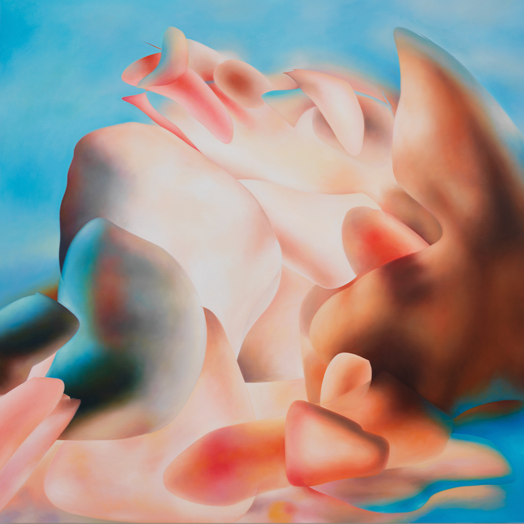 Naissance, 2024 Oil on canvas 57 1/10 × 57 1/10 in | 145 × 145 cm