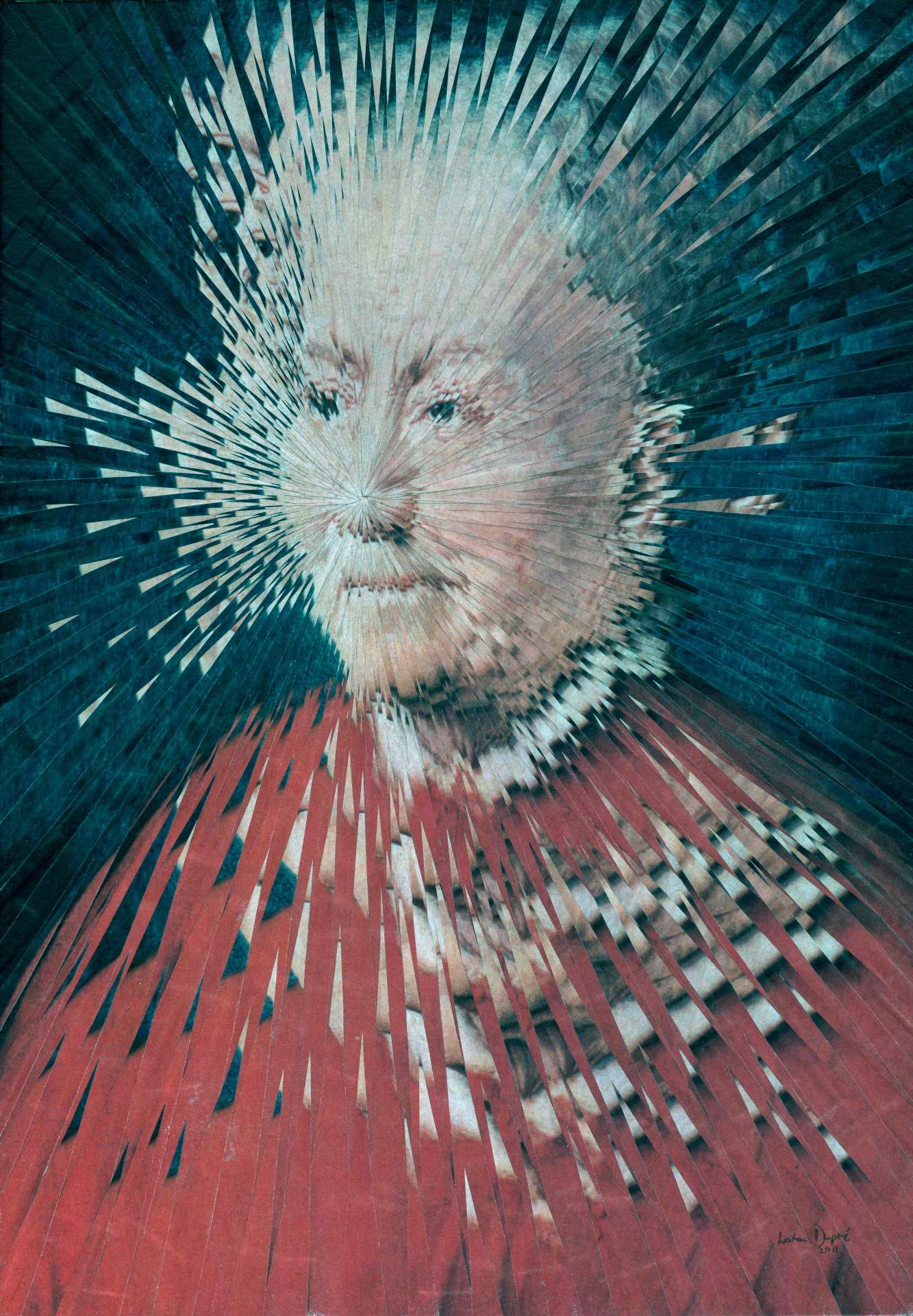 Exploding Van Eyck, 2011, 8.2 x 11.6 inches