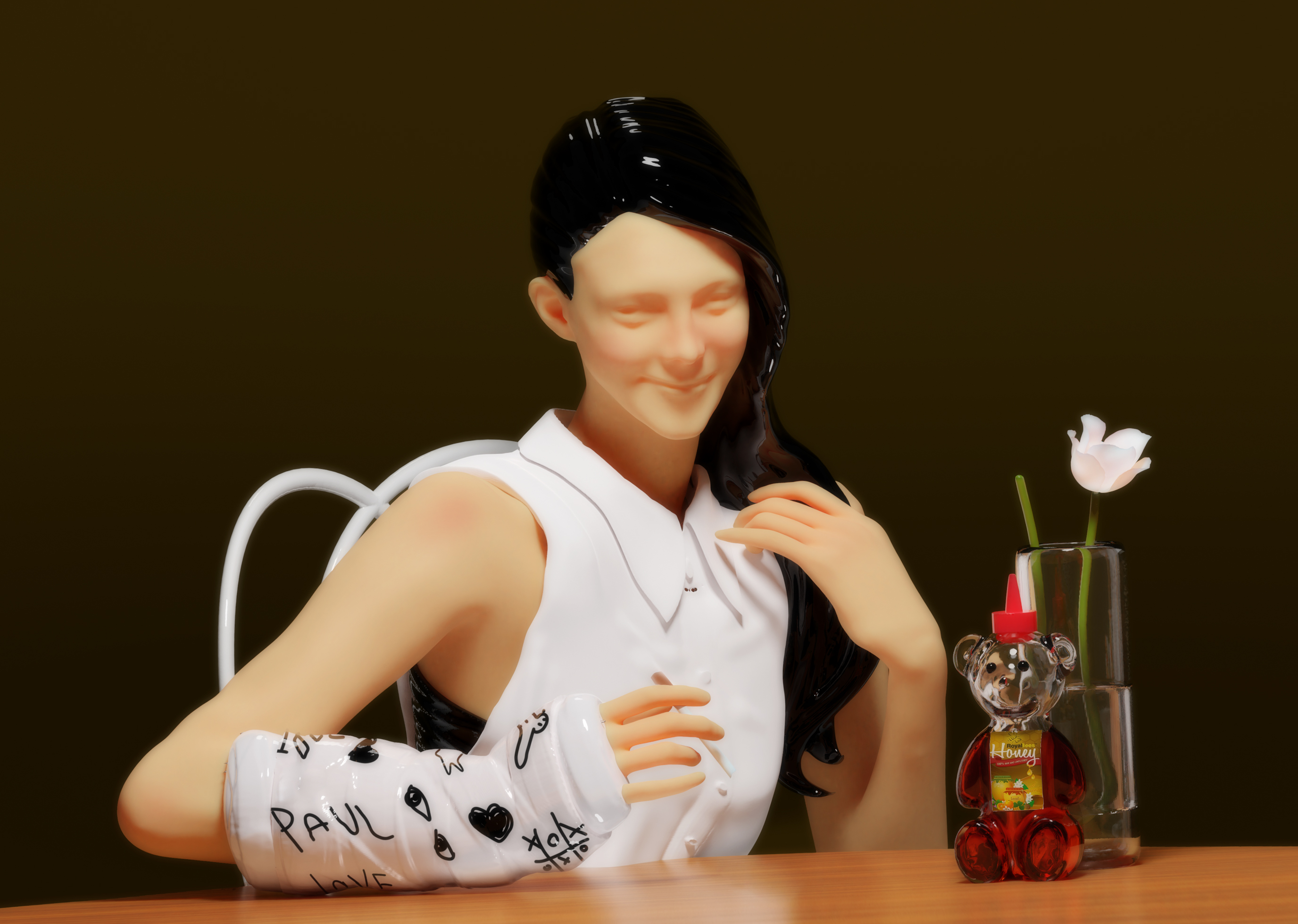 Girl about to Smoke, 2021