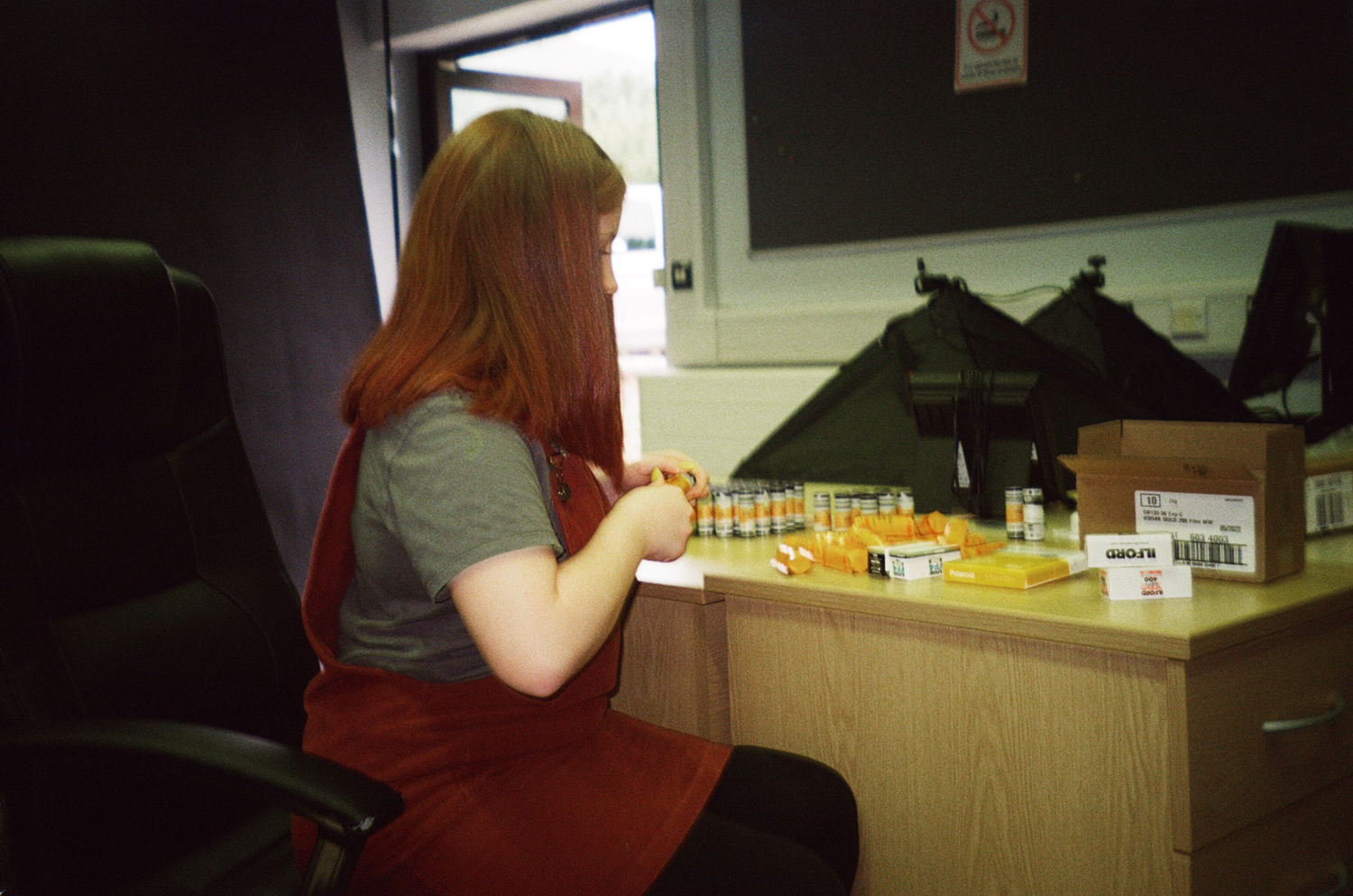 Photography workshop, (photo assistant for Alexander McQueen shoot), 2020