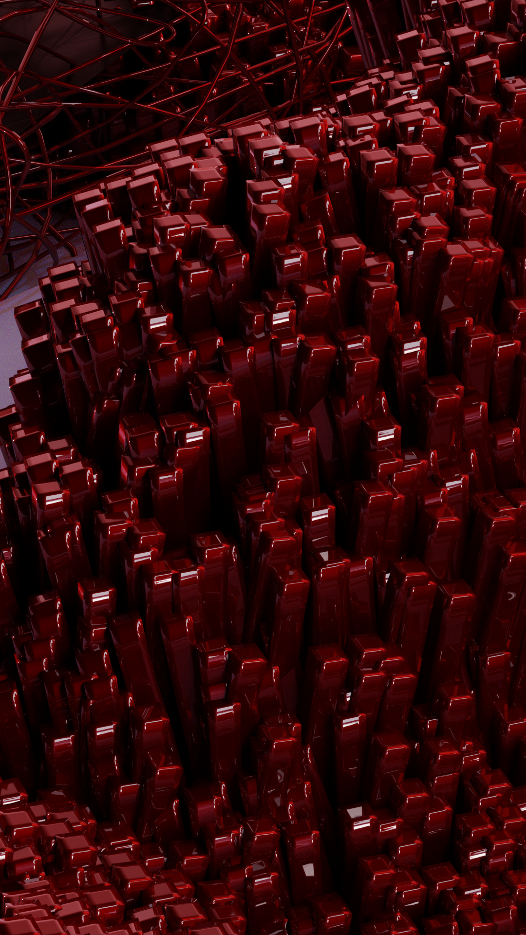 Anna Hughes, Blender Experiment #3, Digital image, 2023.