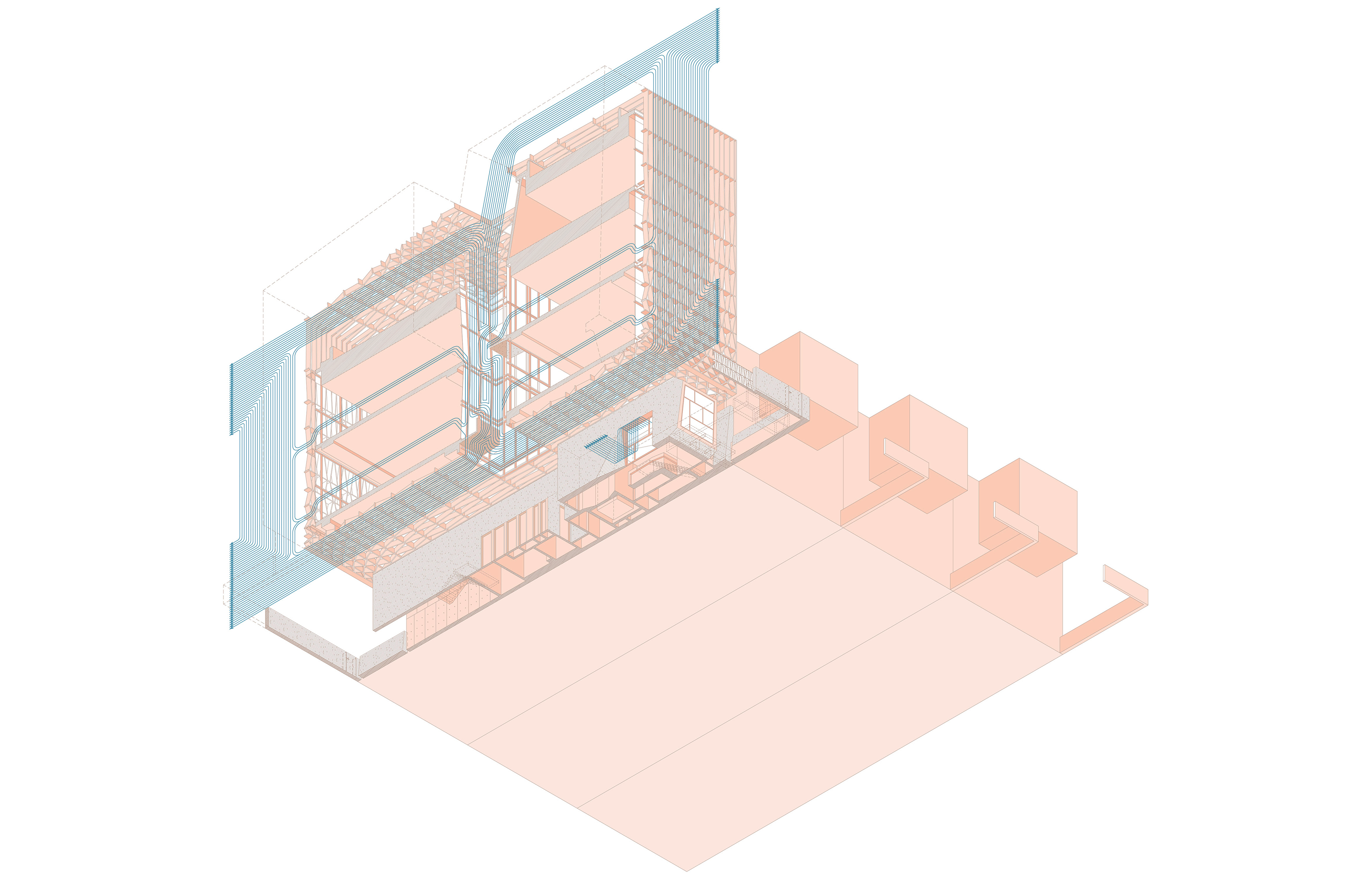 A Continuous Deep Envelope in Section. A Simple Factory Building, Singapore