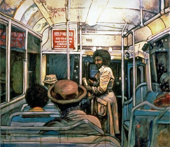 Commuter 1979oil/canvas 40x48”