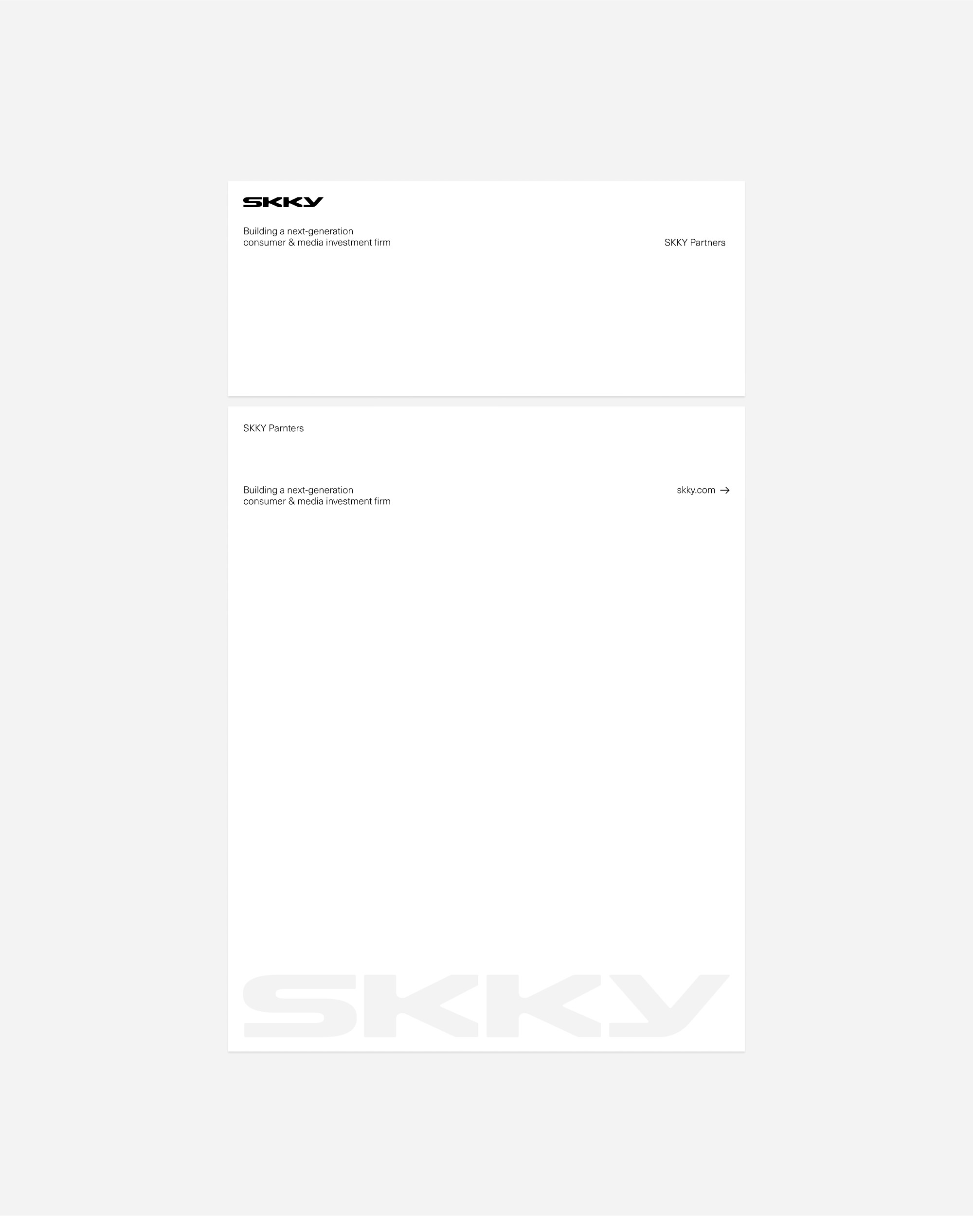 Identity, SKKY Partners, 2022