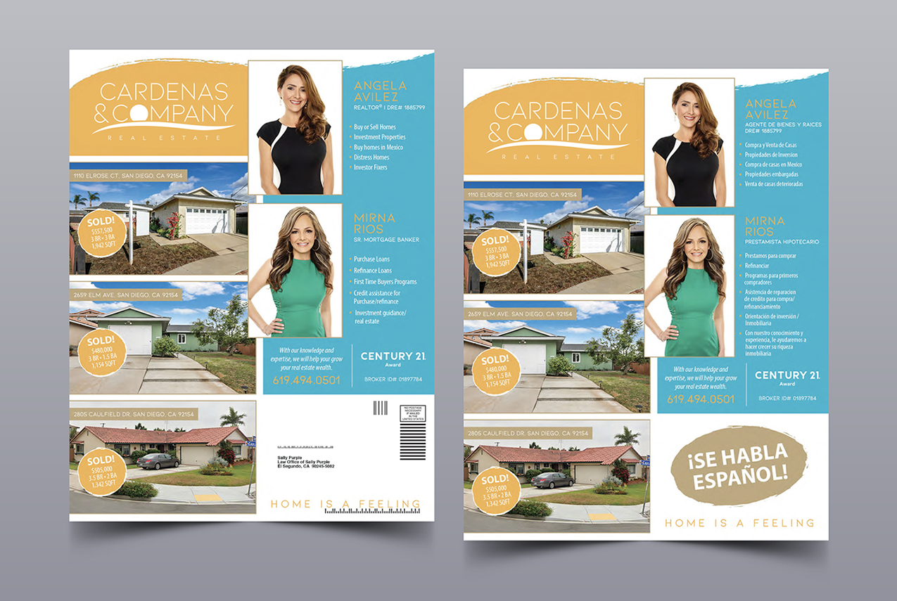 Cardenas & Co Real Estate Print Mailer