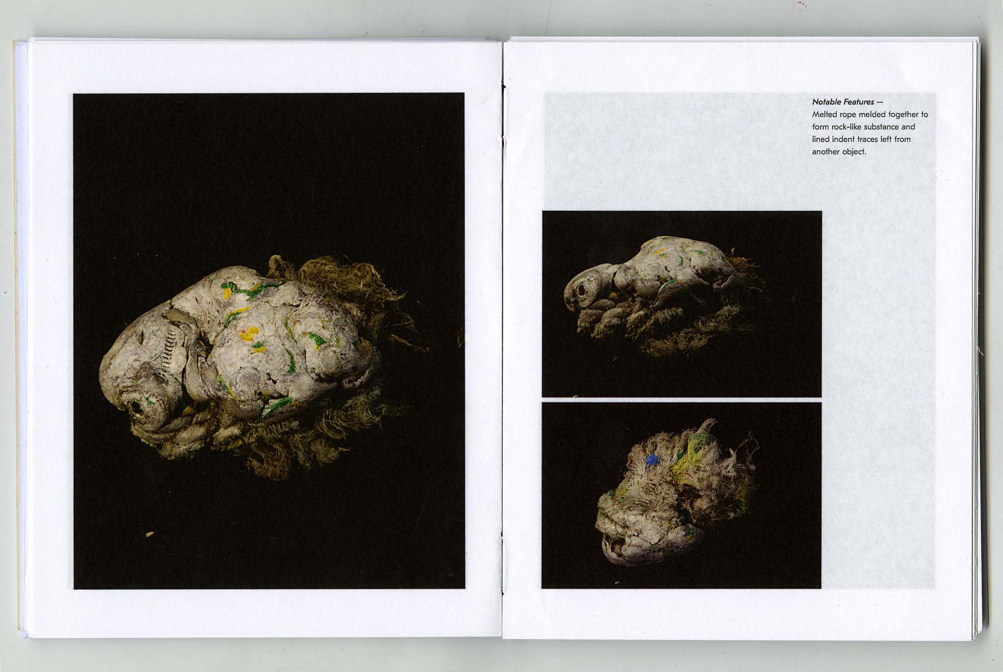 FIGURE 7 Experiment: A Visual Catalogue of Plastics (book).