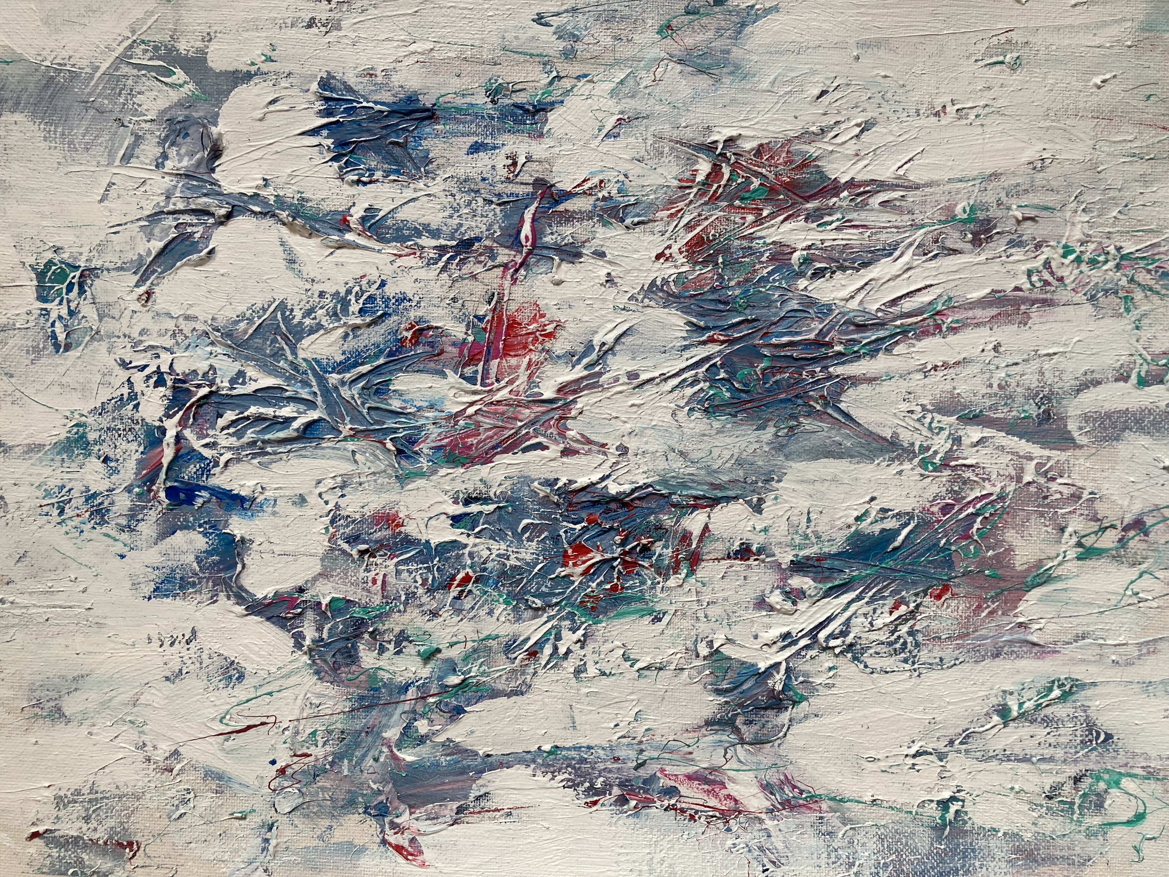 2022 / Acrylic and modeling paste on canvas 16x12in