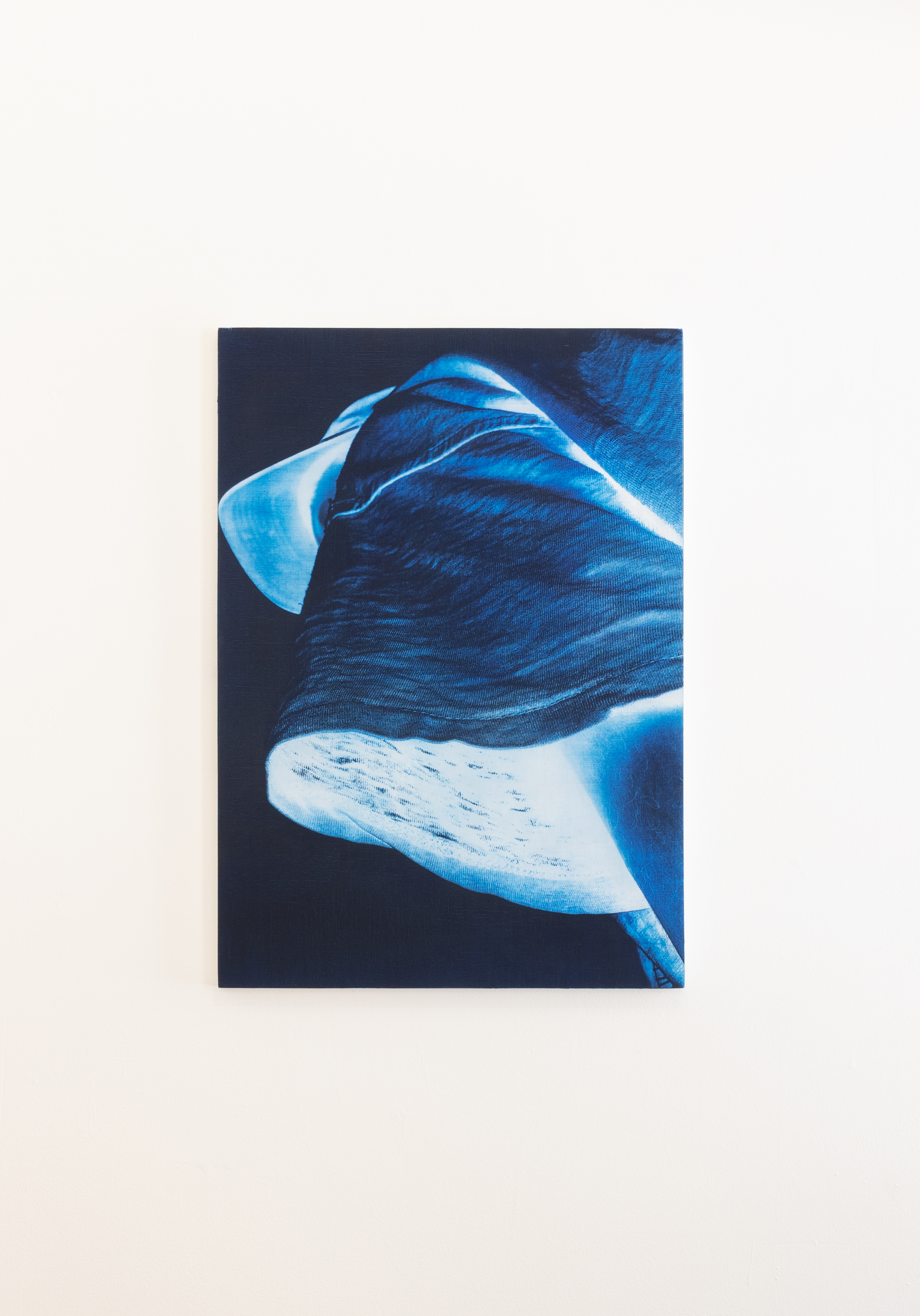 Sleeve, 2021, engraved oil on panel, 42 x 59 cm - Adam Glibbery