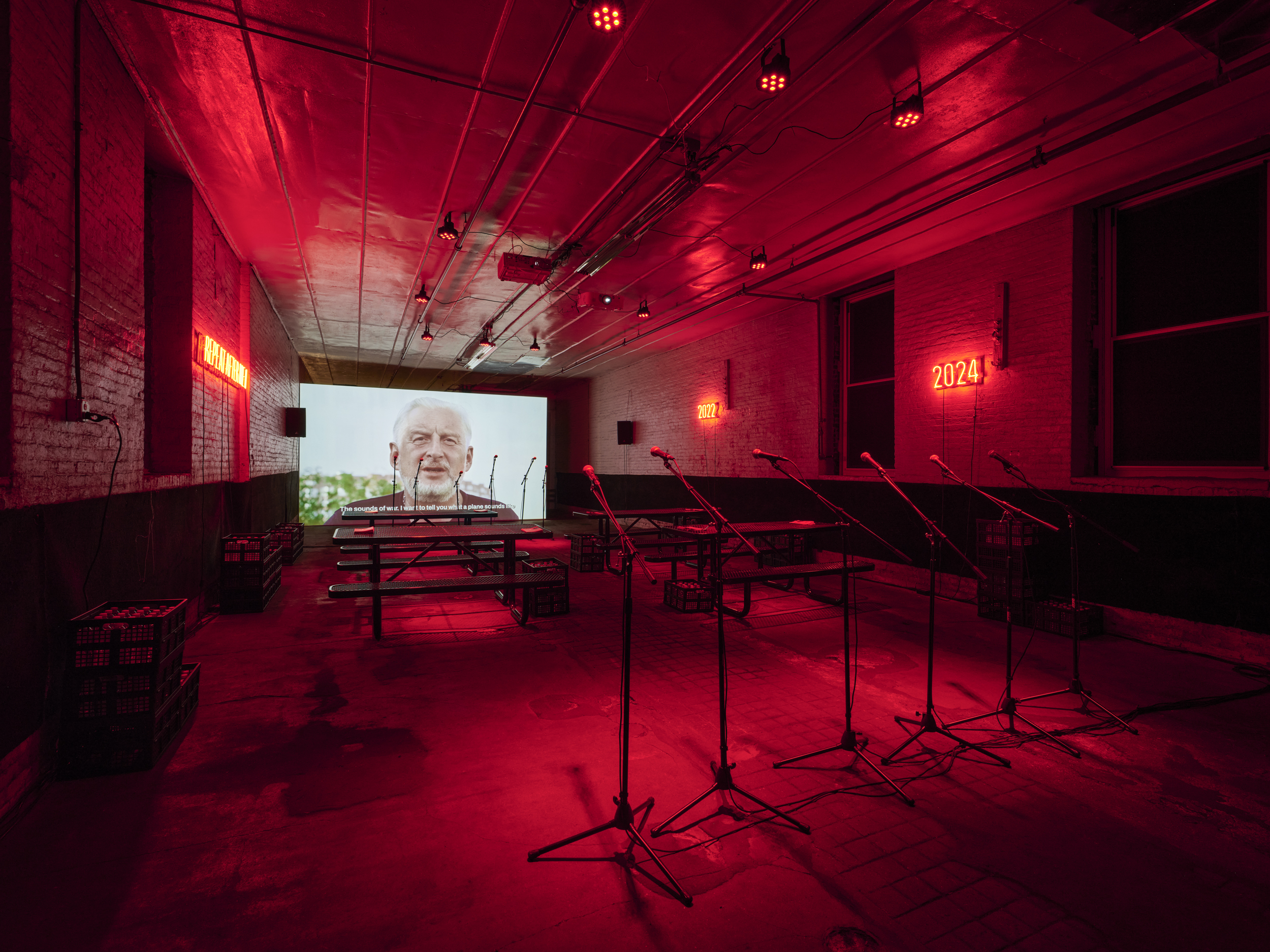 Open Group, "Repeat After Me II," 2022–2024. Installation view at 601Artspace.  Photo by Flaneurshan.studio.