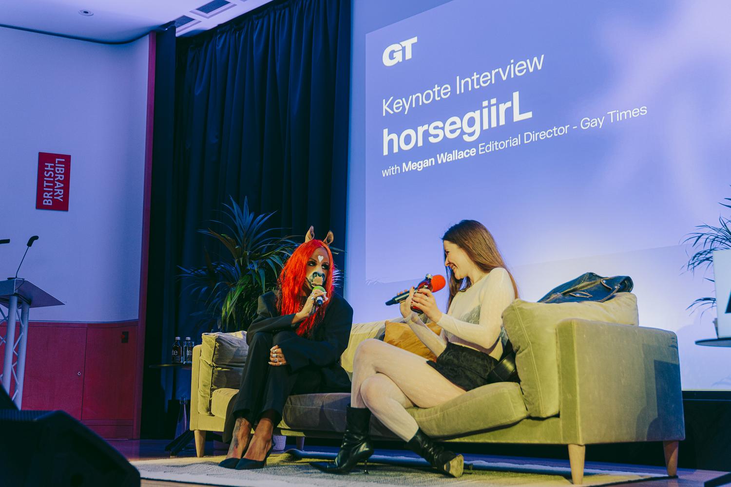 HorsegiirL keynote interview at AVA London, British Library.