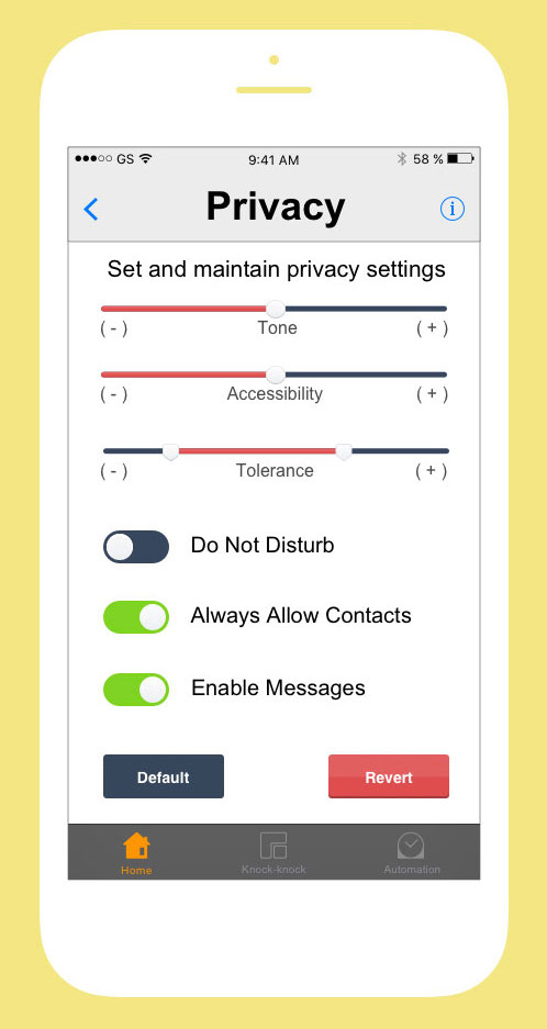 building out AI behavior in app settings