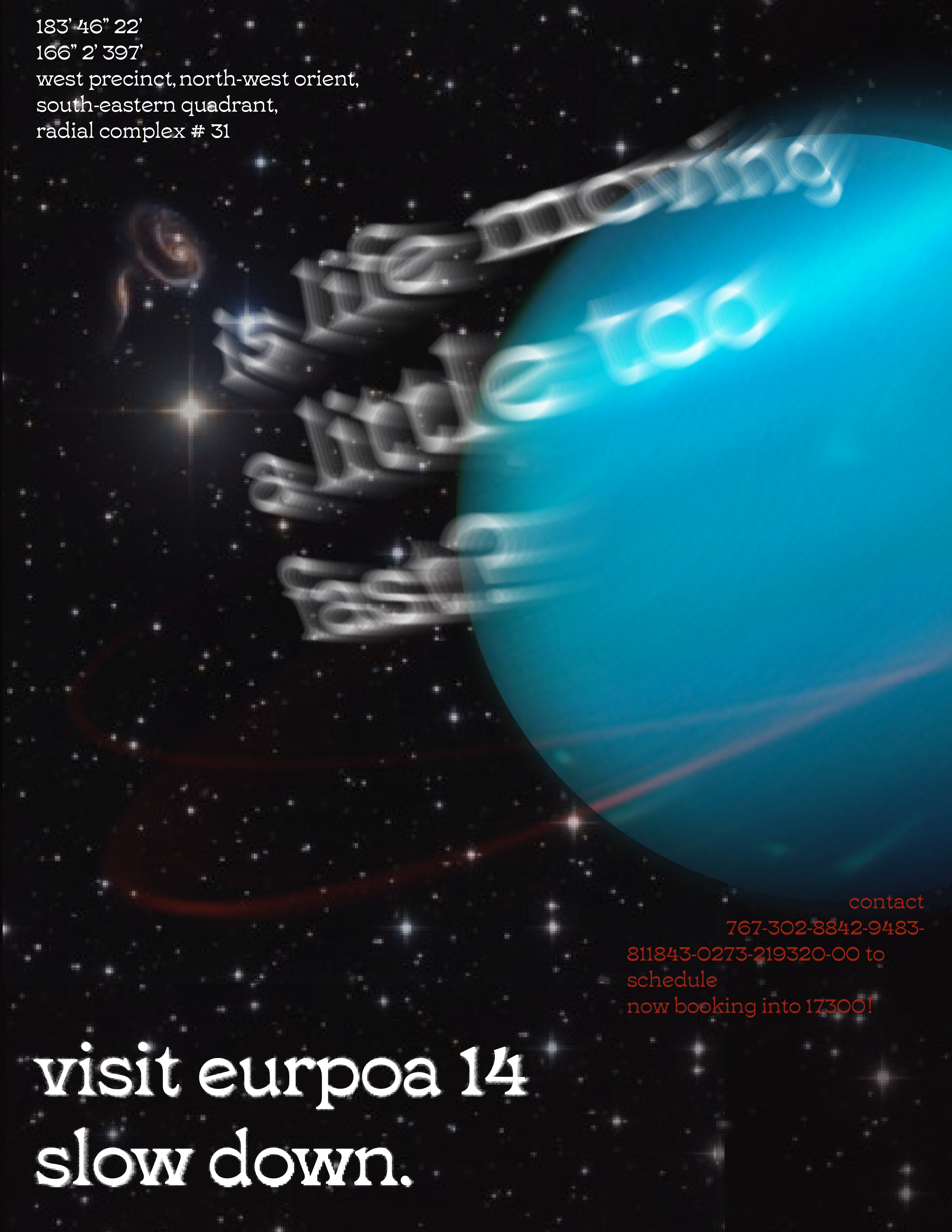 Sci-fi ad campaign for Medium Design Collective: Adobe Illustrator & Photoshop, 2022