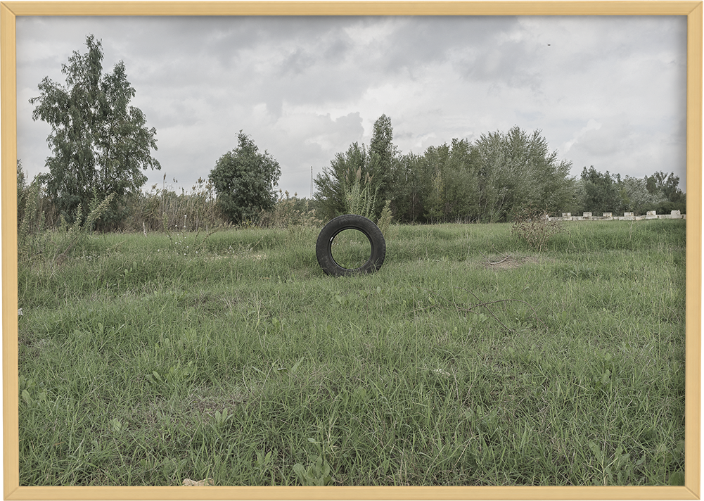 Fotografía impresa territorio rueda ciudad