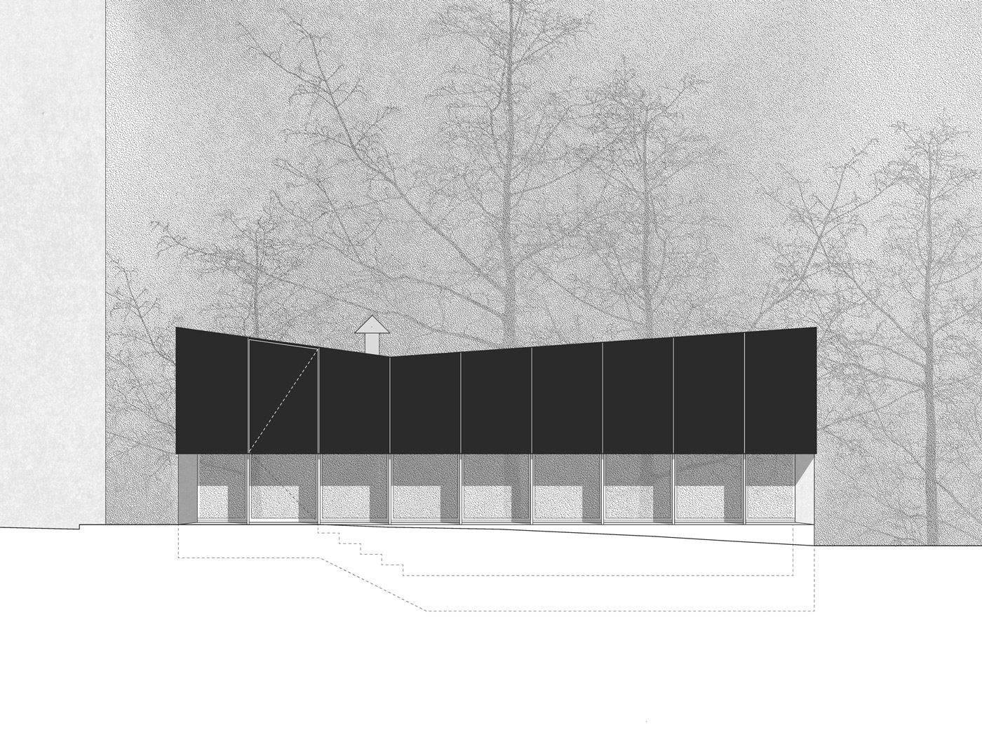 Hauser & Wirth – The Shed Pavilion, Somerset, UK 2015, Competition Entry