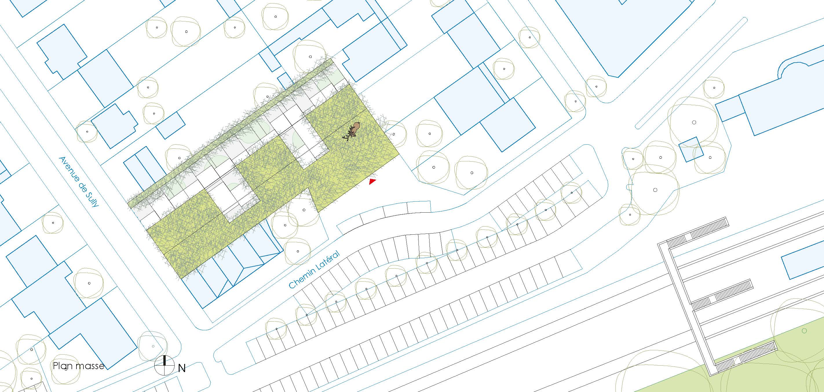 Cr&egrave;che Vert Galant