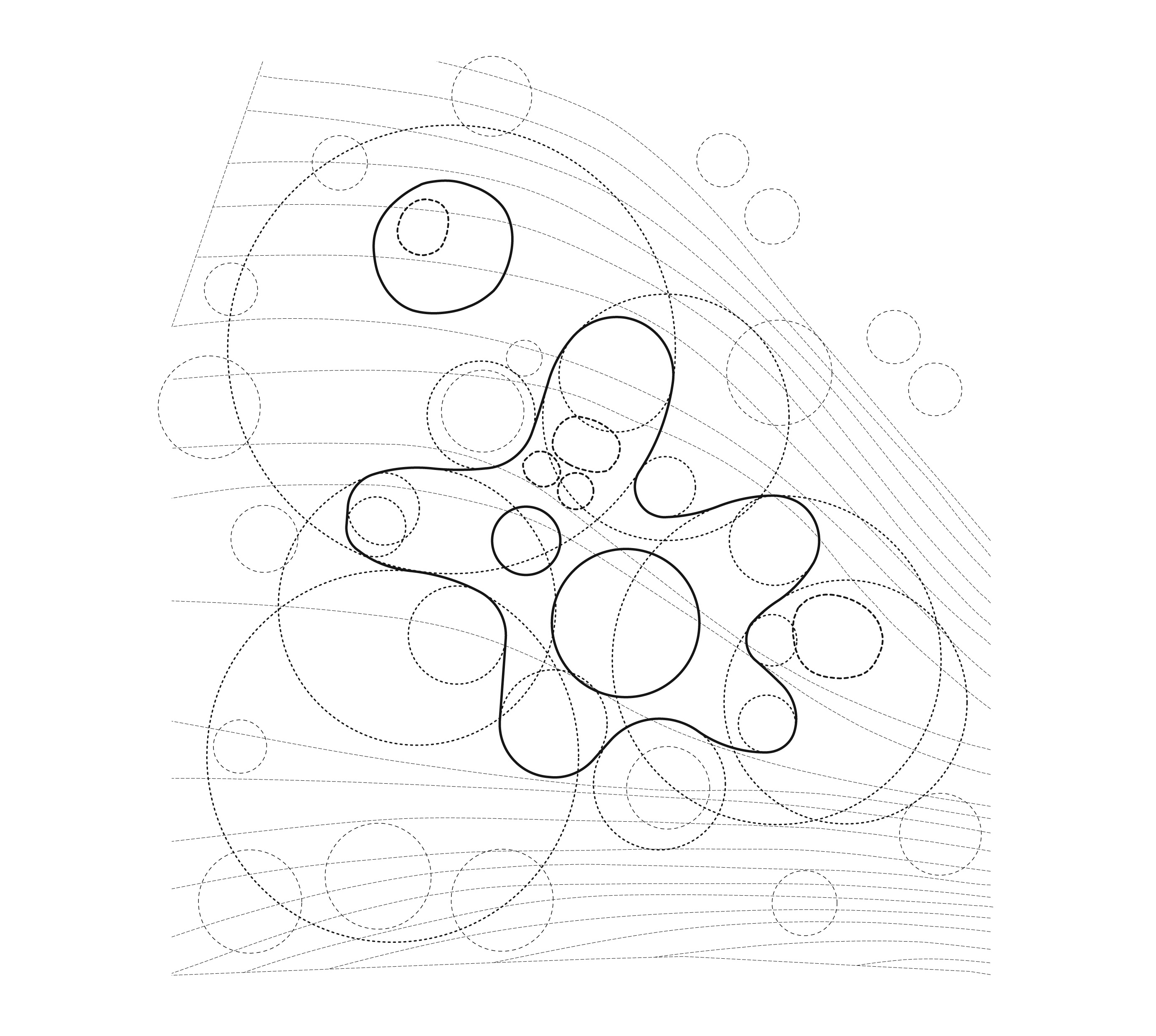 SANAA, Flower House, Switzerland, 2006. Digitally re-drawn vector plans