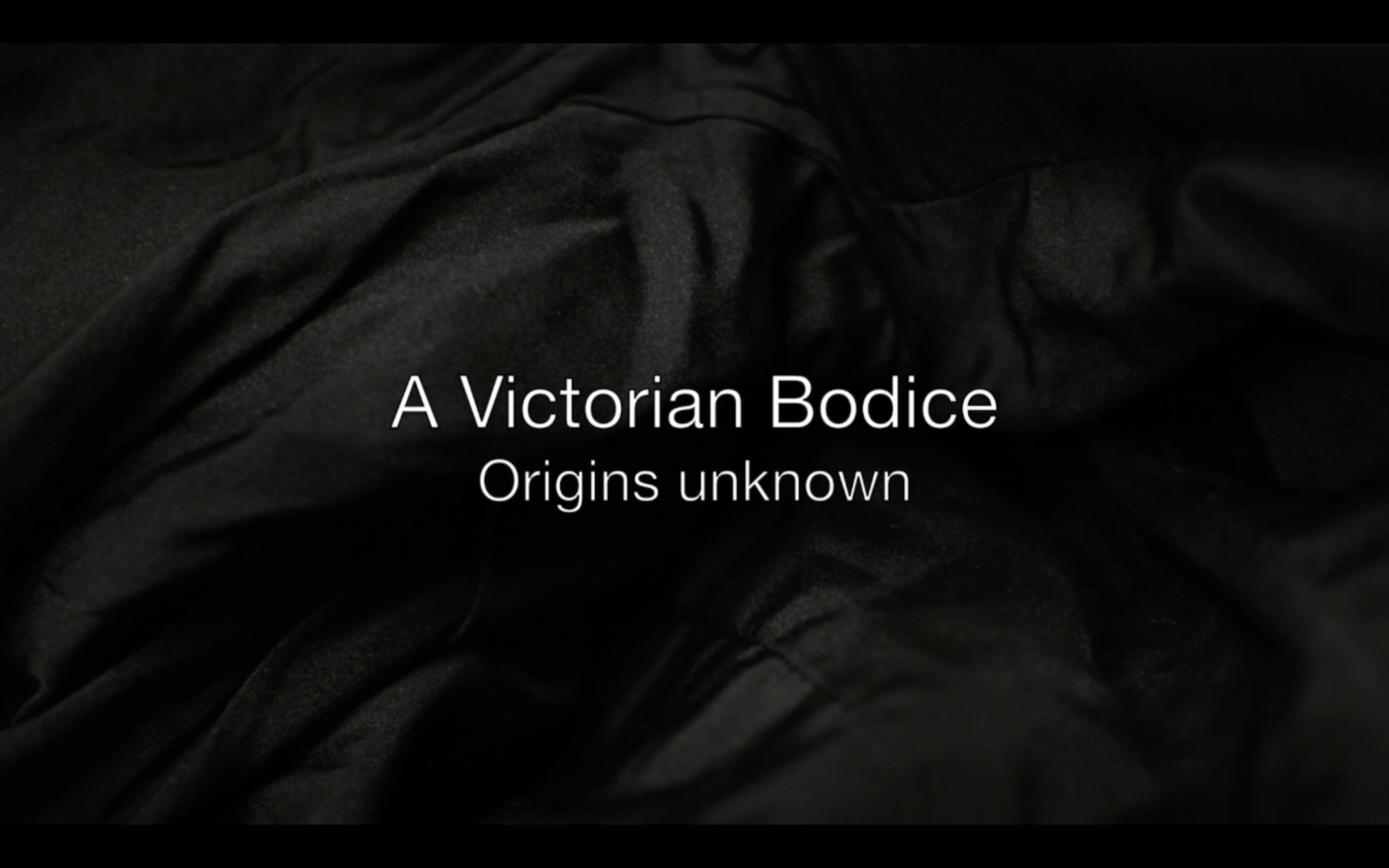 A VICTORIAN BODICE