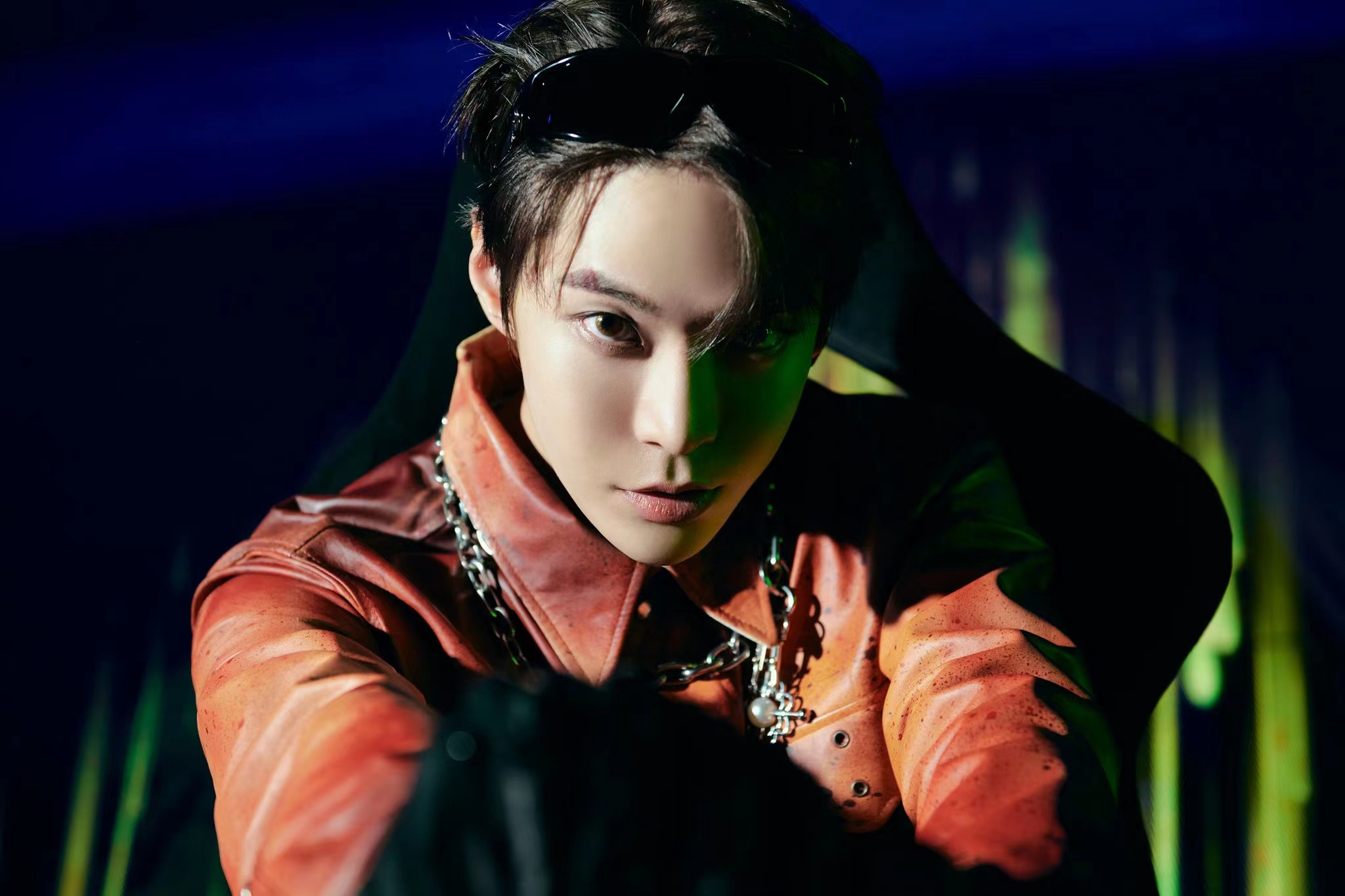 Doyoung of NCT127 wearing Pearl Nipple XL Long