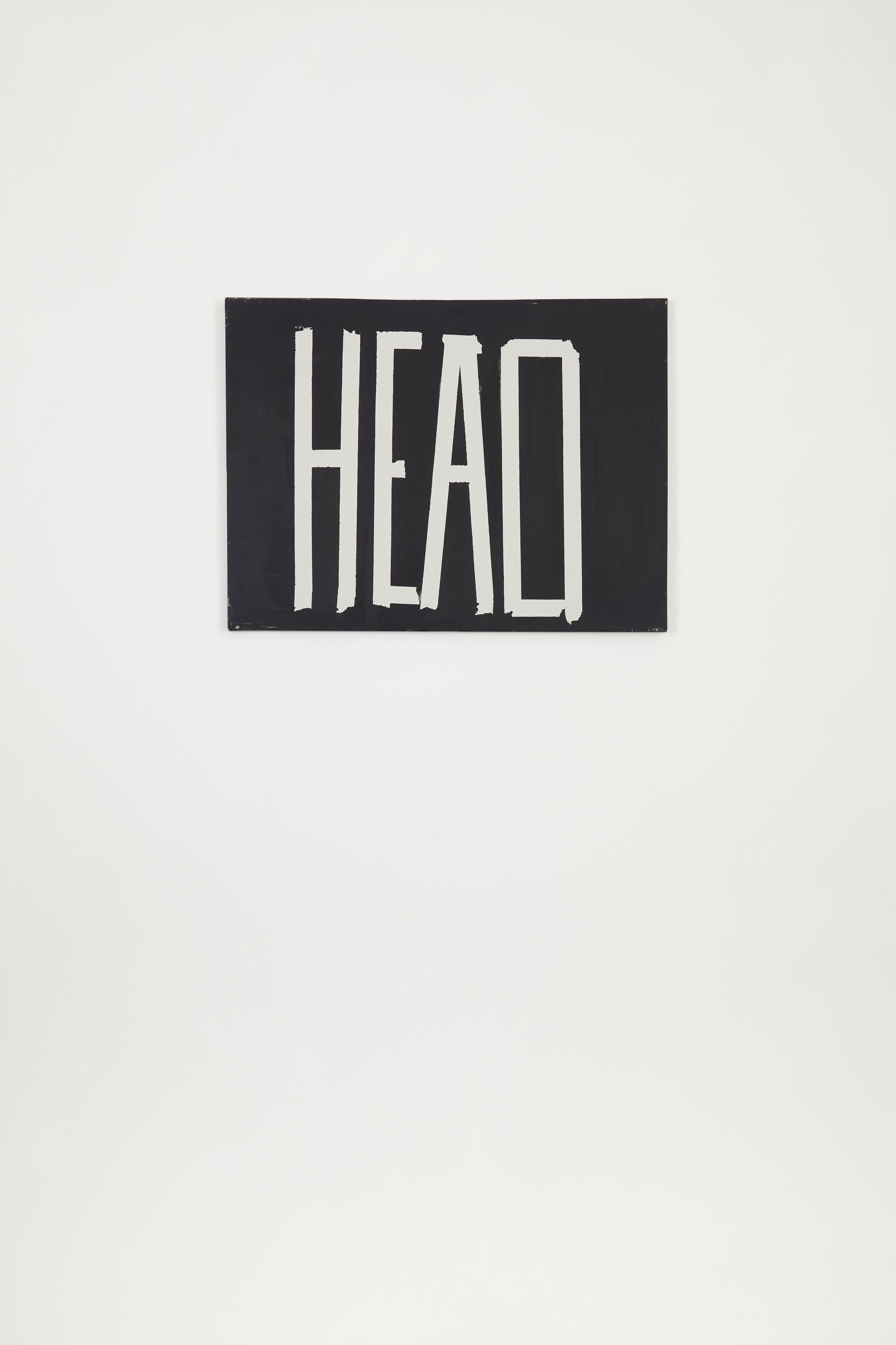 HEAD, 2010, Acrylic on canvas, 18 x 24 in.