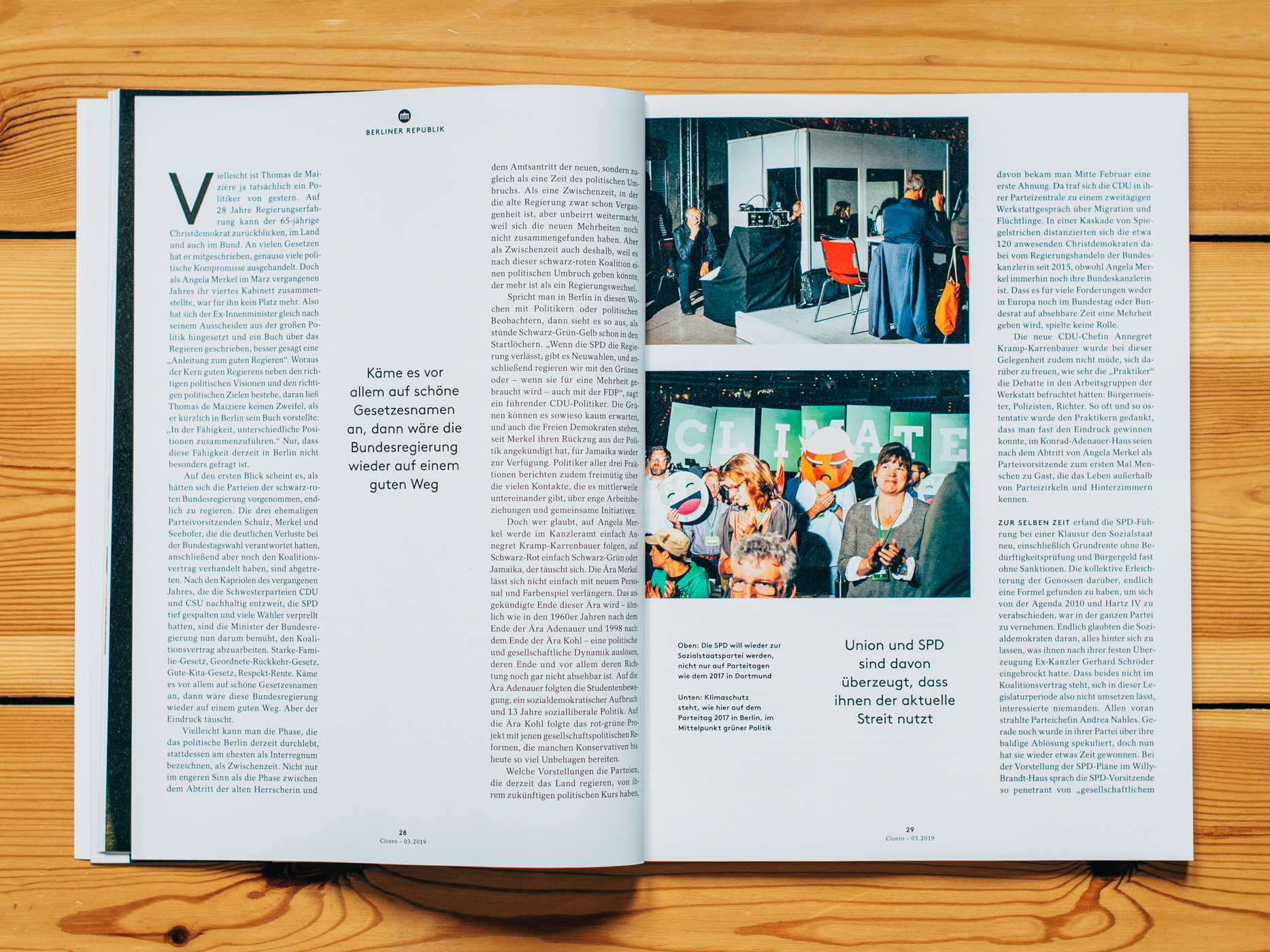 CICERO / Game of Chairs, CDU Parteitag / M&auml;rz 2019