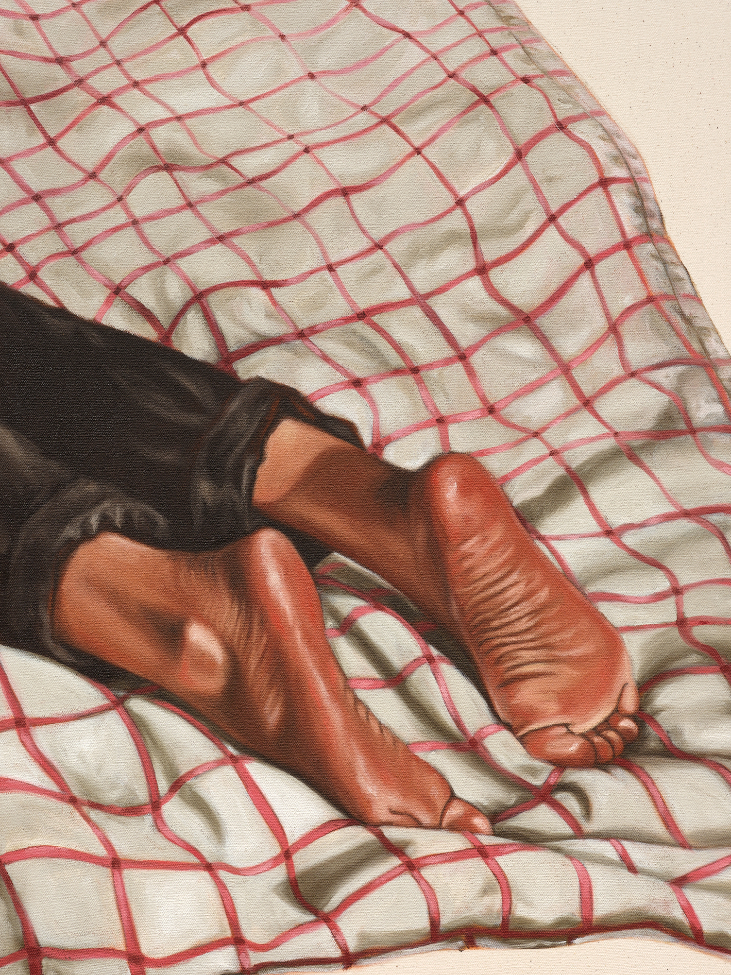 Crunch, Oil on Canvas, 610 x 455mm, 2022