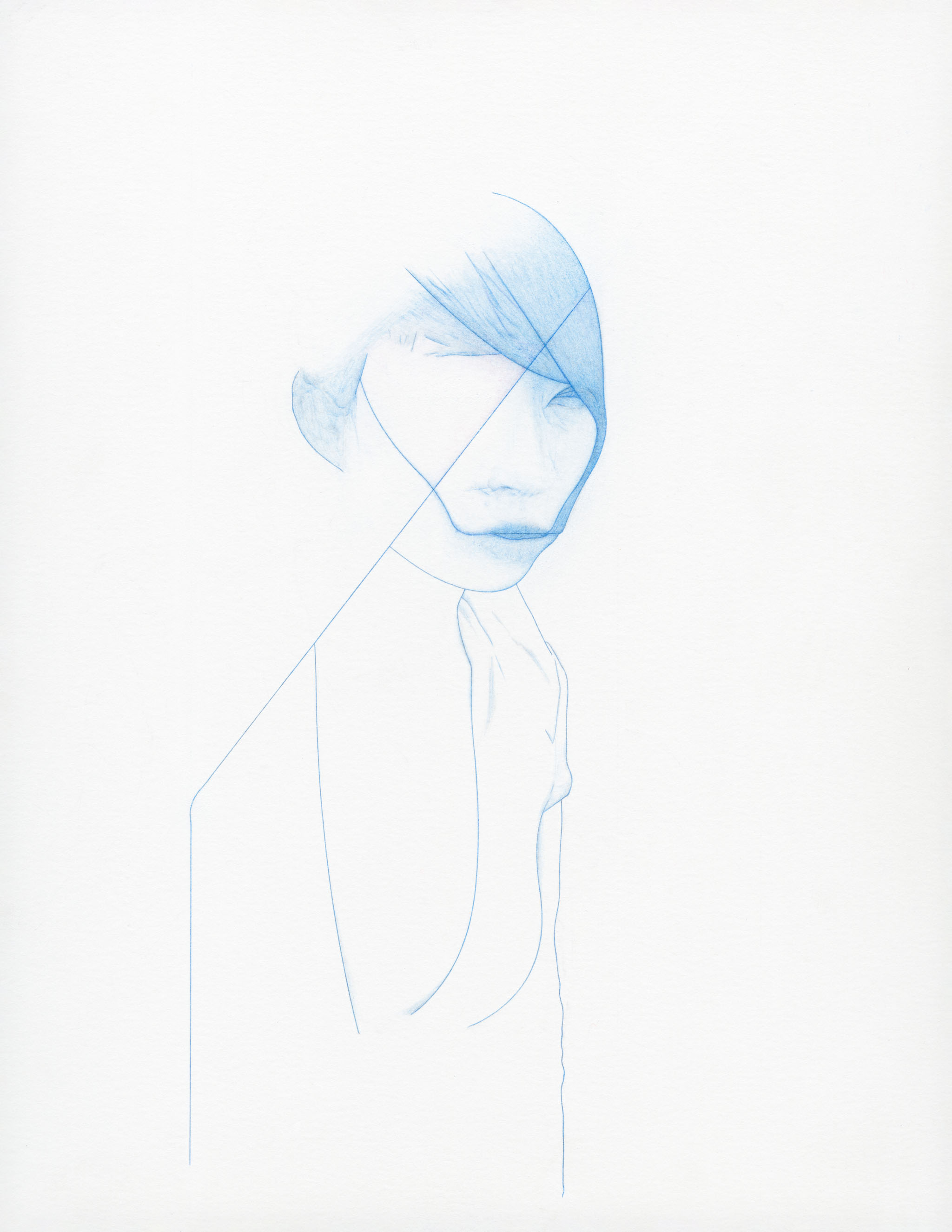 vigilante 11x8.5 colored pencil on paper 2016