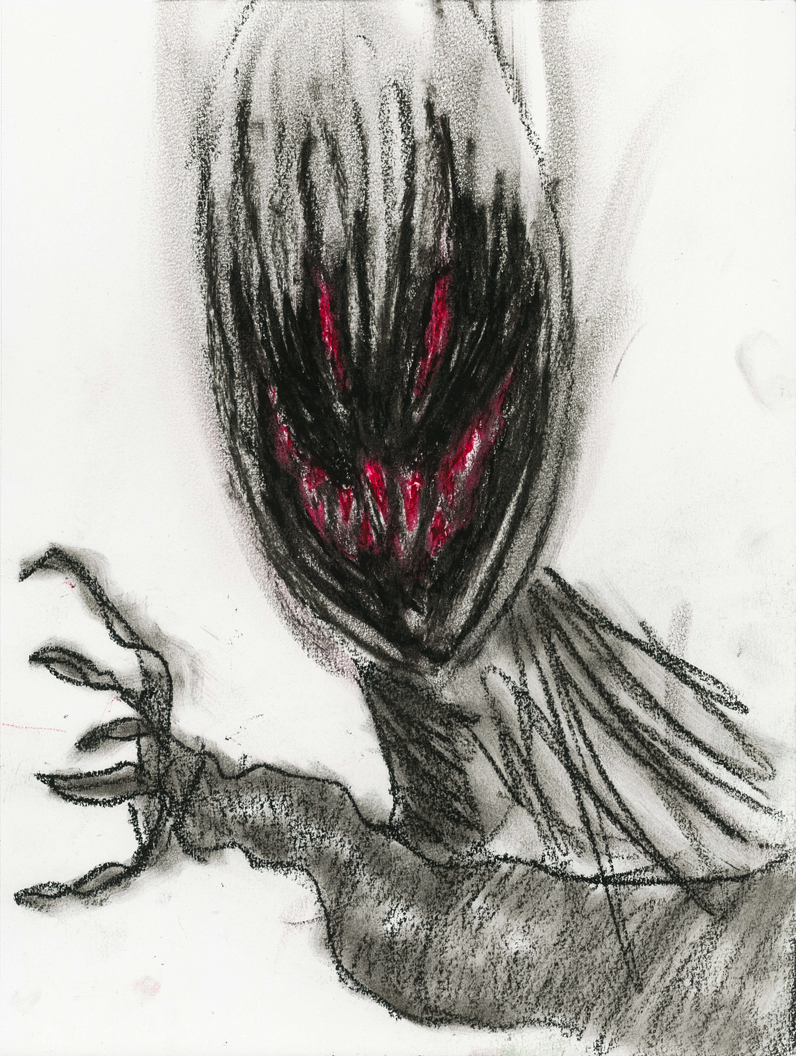 Sleep Paralysis // 2021, made with oil pastels & charcoal