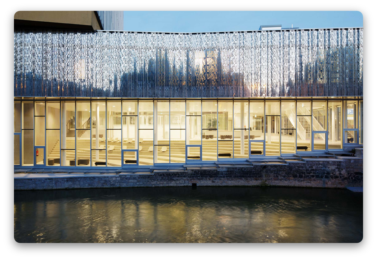 The extension of the courthouse of Douai, France