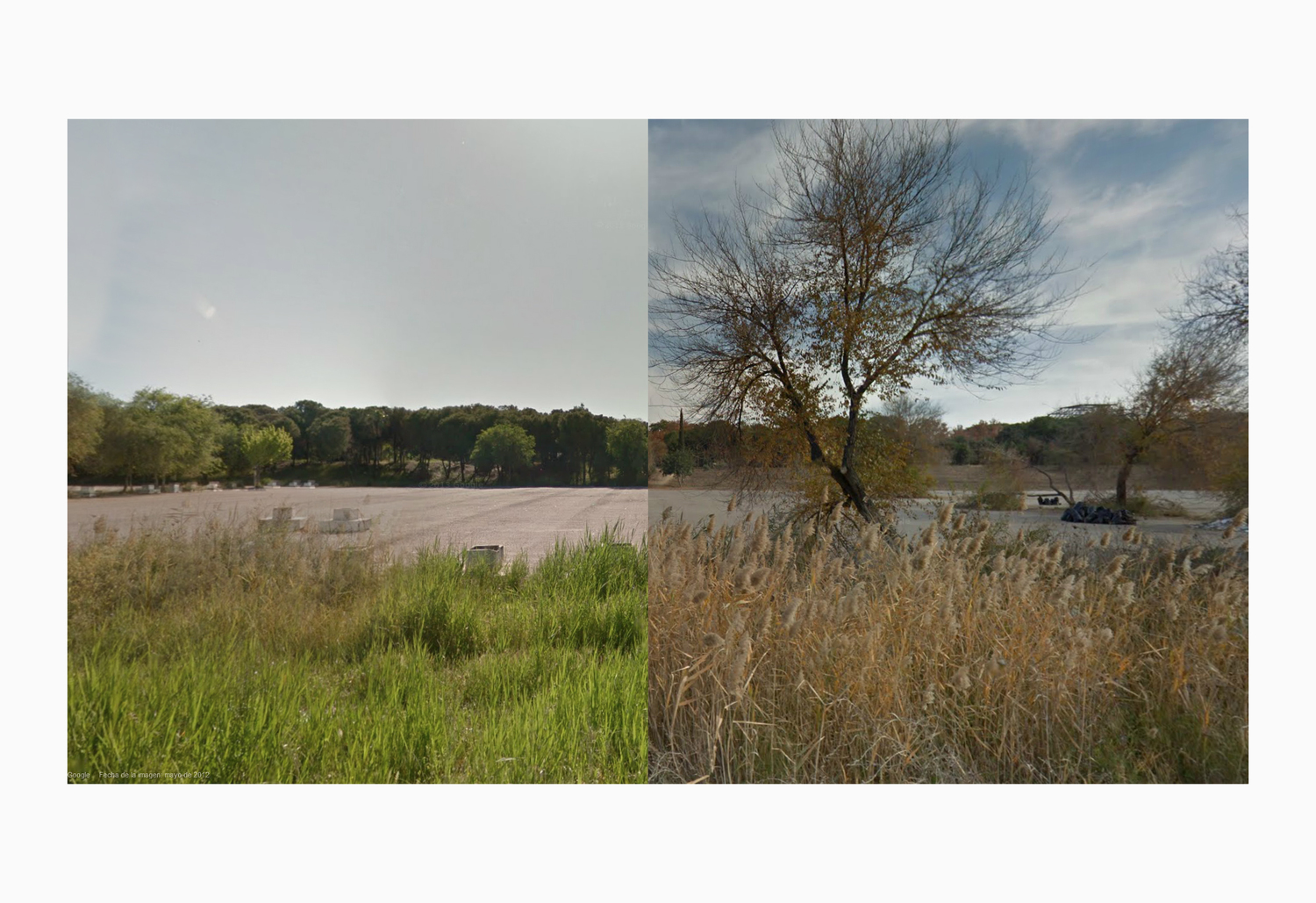 Fotografía serie camino y tiempo territorios periferia 