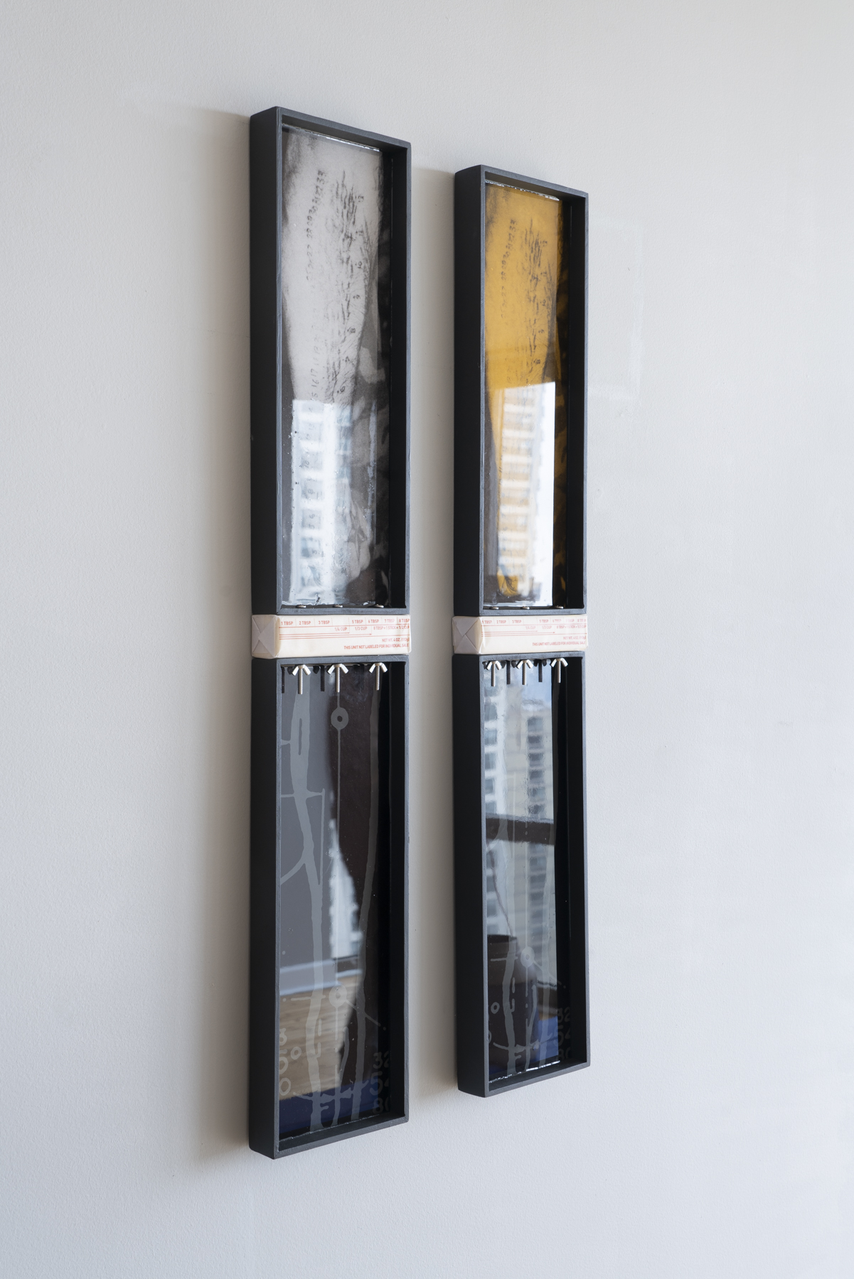 Limits, custom frame, archival print, resin, paper, wing nuts, Photography: Jesse Meredith