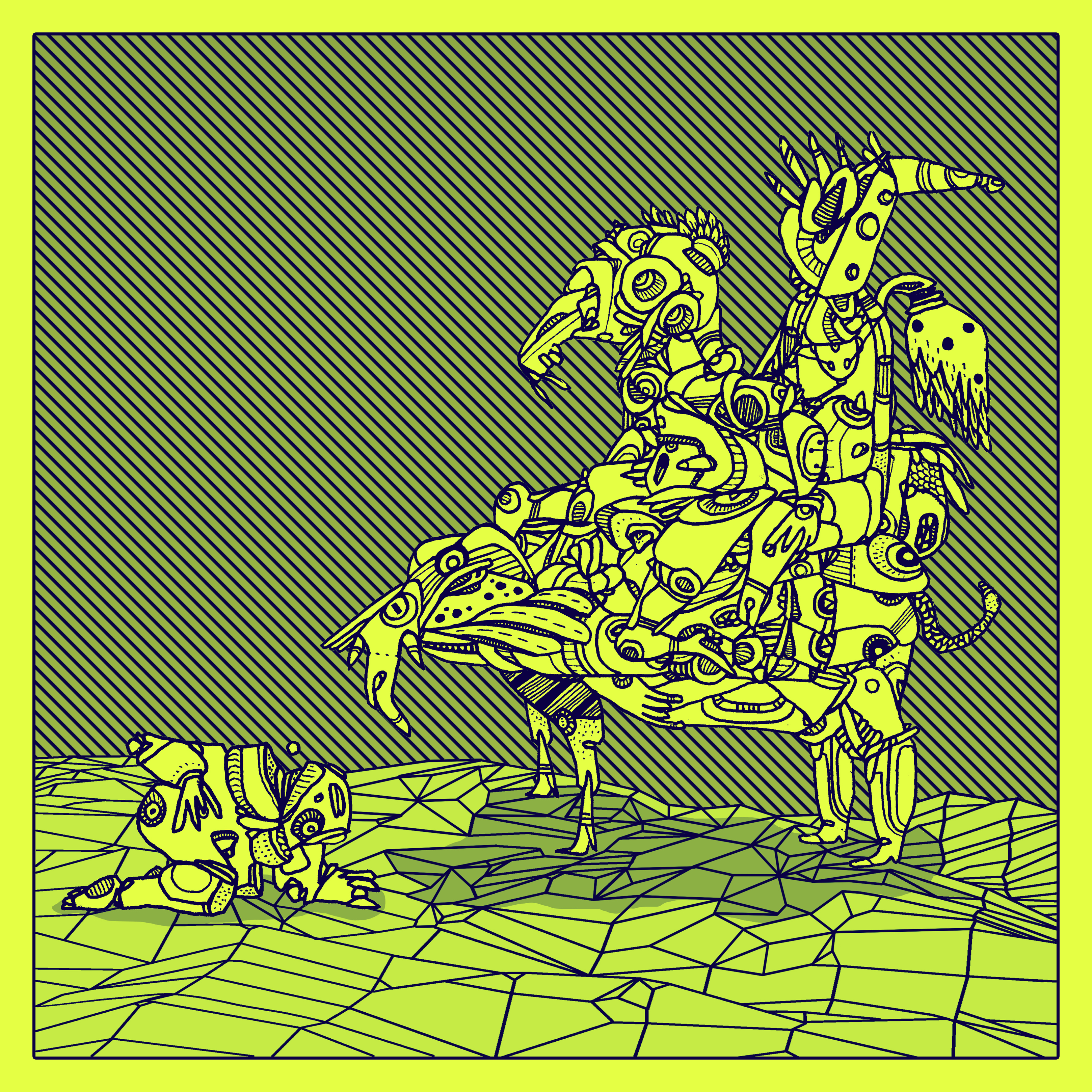 I saw & behold; a pale horse