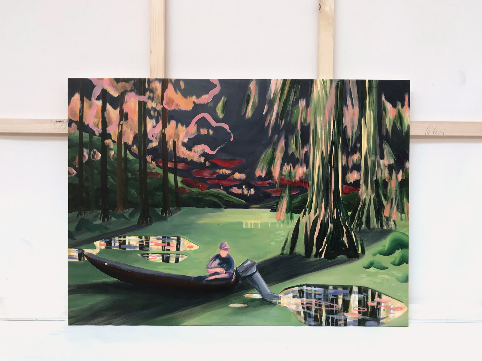 Untitled (The Lake) &ndash; Acrylic on Canvas &ndash; 87 x 120 cm