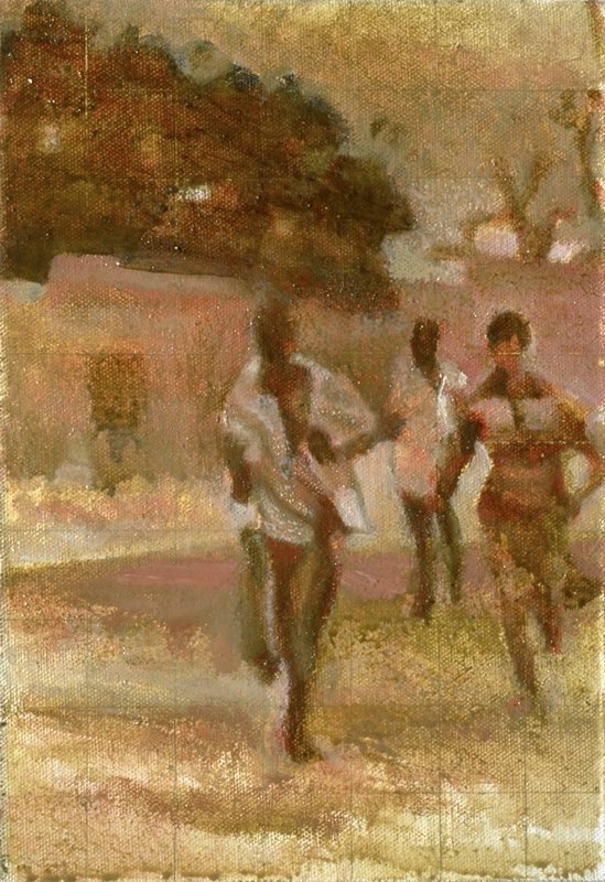 Run 3 1992-1996oil/canvas/board 7x10”
