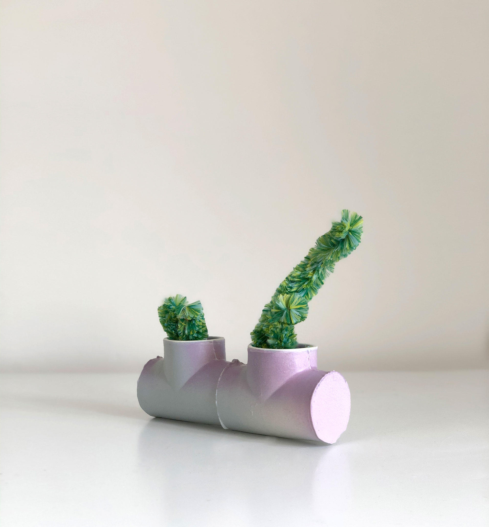 ⛴ TT, Modular, 2019—. Stoneware, glazed. ⌀ 2 ½”