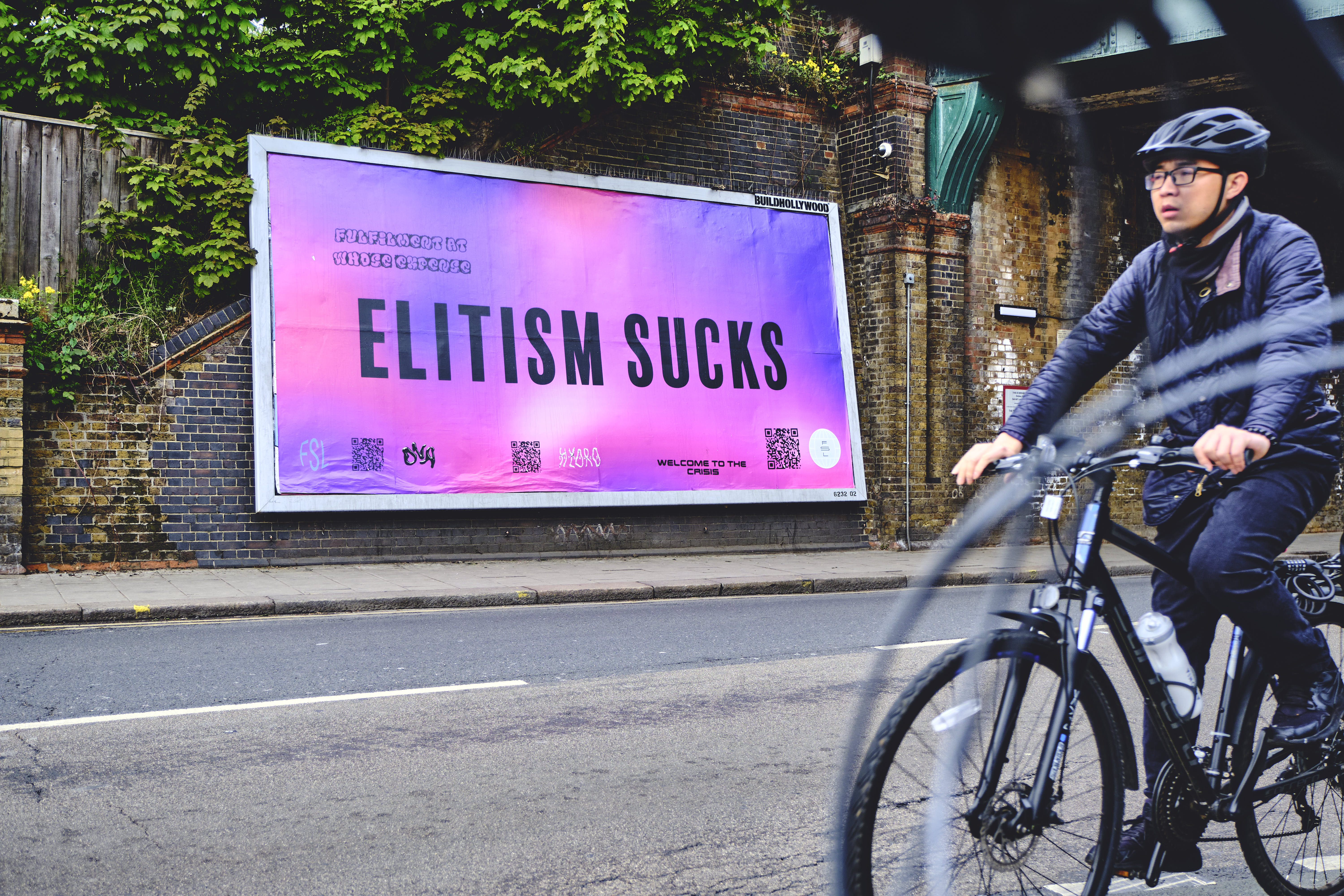 Install view, billboard commission by D.N.A