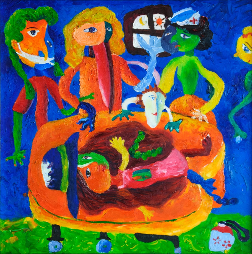 Operating Room / oil painting on canvas / 58*58(cm) / 2005 (11 year old)