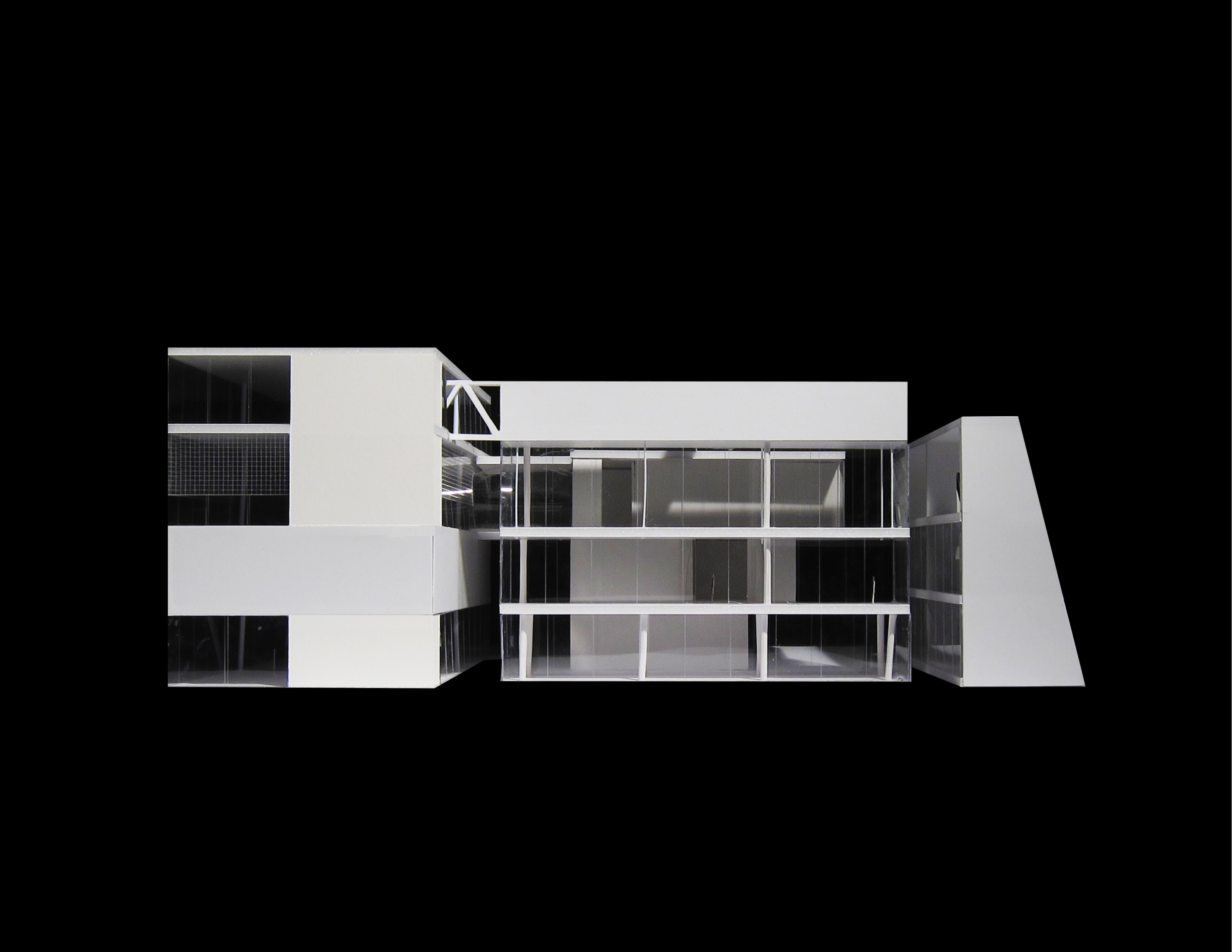 A community center made of up disparate yet connected buildings