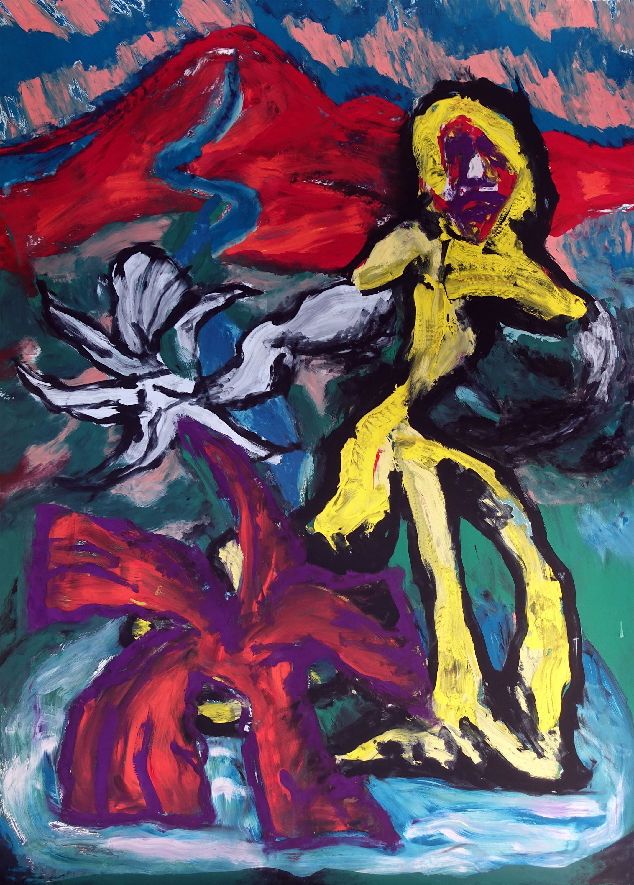 Lorea Hazeserigraphic monotype on paper, 140x100cm, 2022