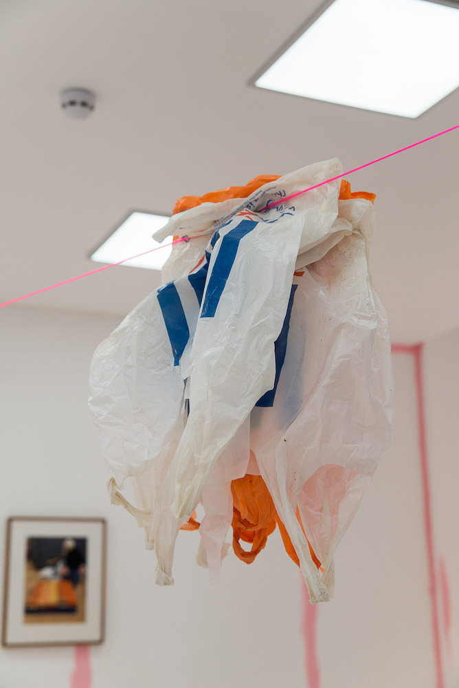 Installation view Dominic From Luton, ‘English Man Going Insane’ (2018), STOREFRONT, Luton, UK, Credit, Aleksandra Warchol