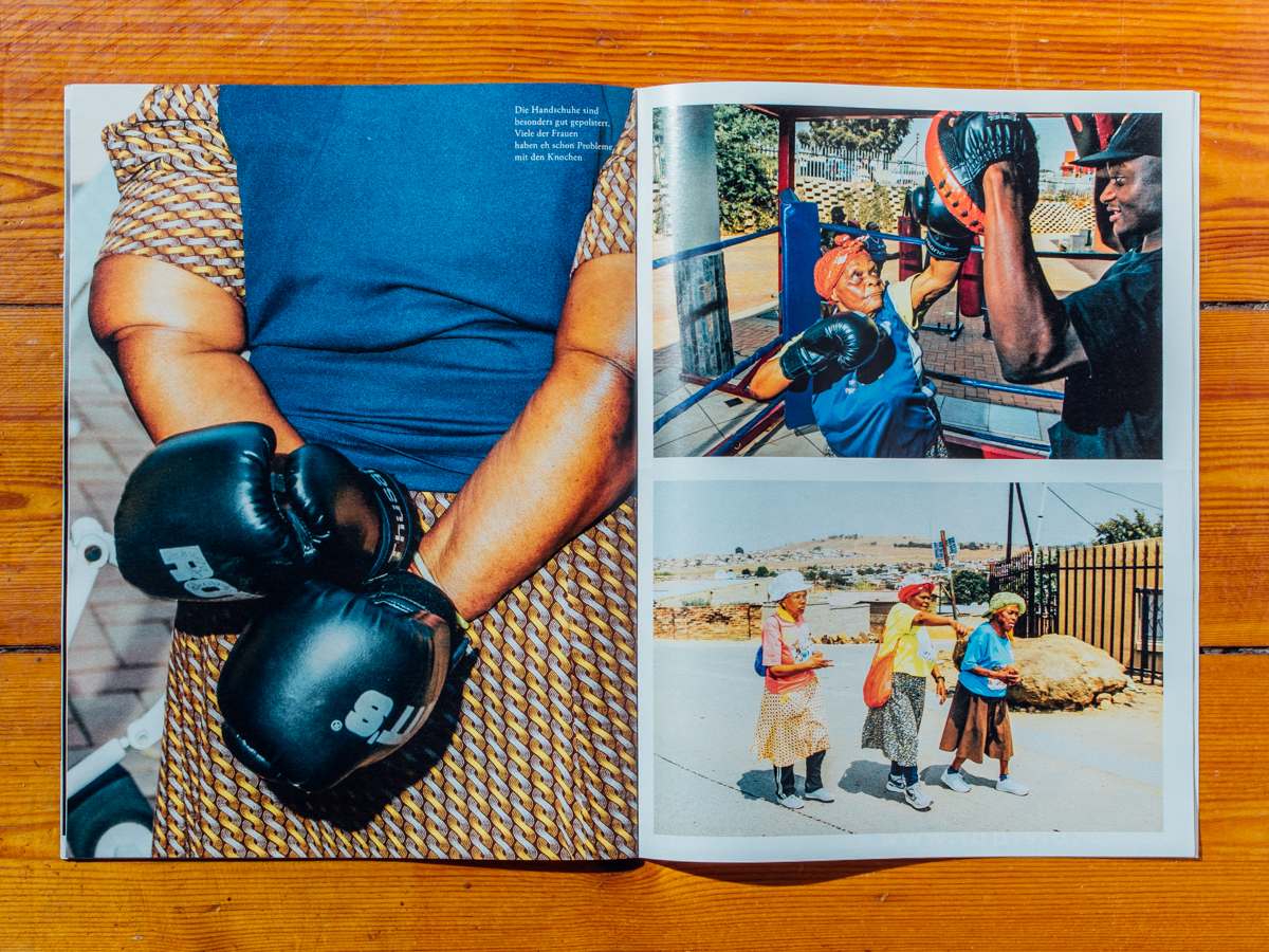 Zeit Magazin / Reportage &uuml;ber die Boxing Grannies aus Johannesburg / Oktober 2018