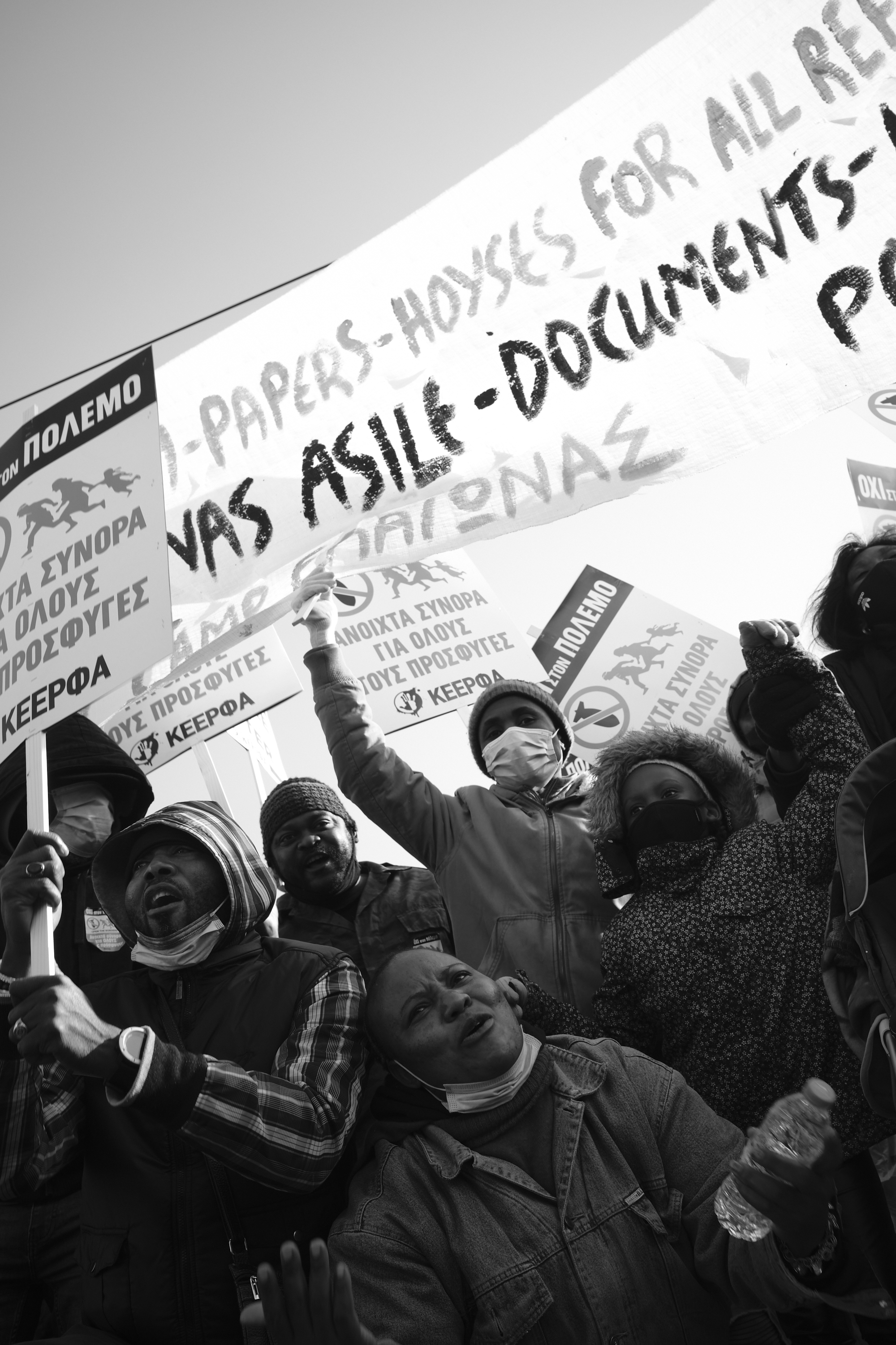 Refugee protest, Athens 2022