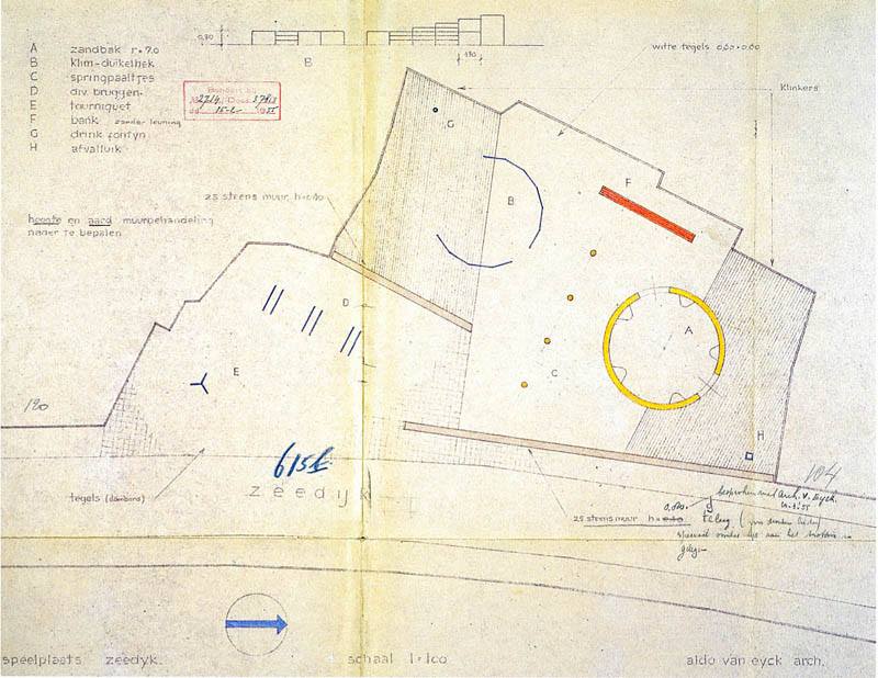 Aldo van Eyck , Zeedijk playground, 1956