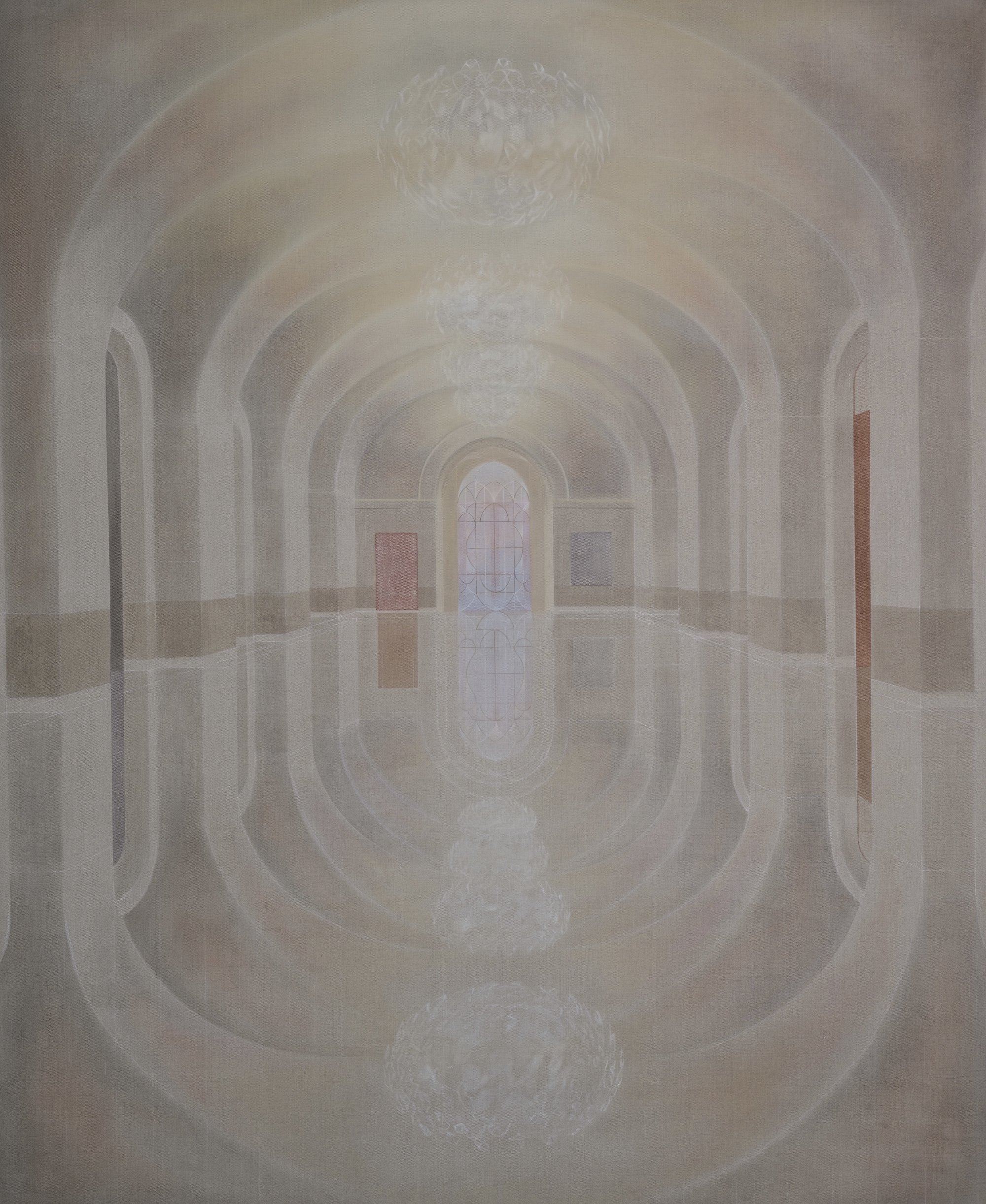 The Doppelgänger, 2023. oil on linen. 68" x 56"