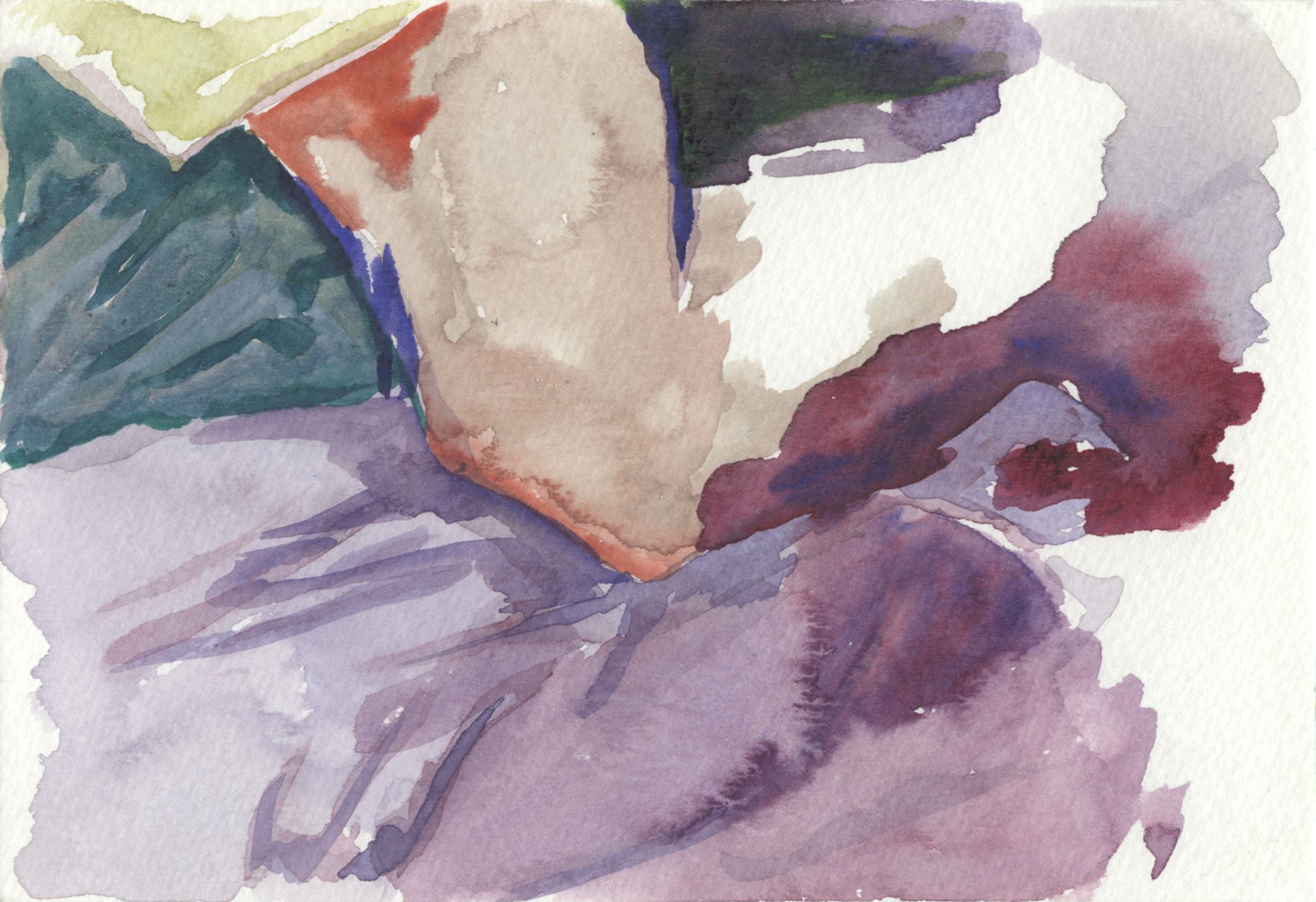 Aquarel, 105 x 115 mm, 2021